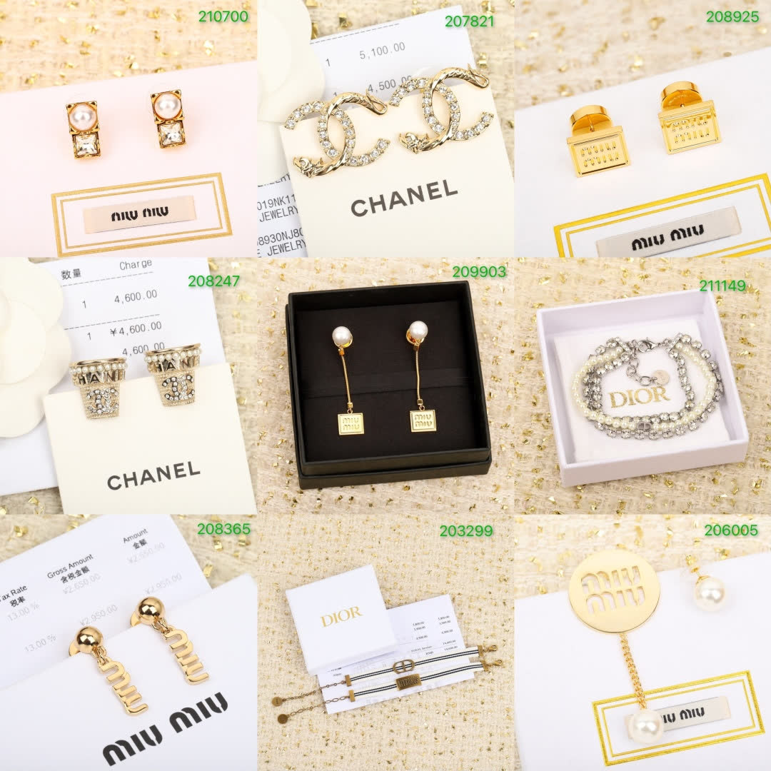 Chanel CC Logo Earrings