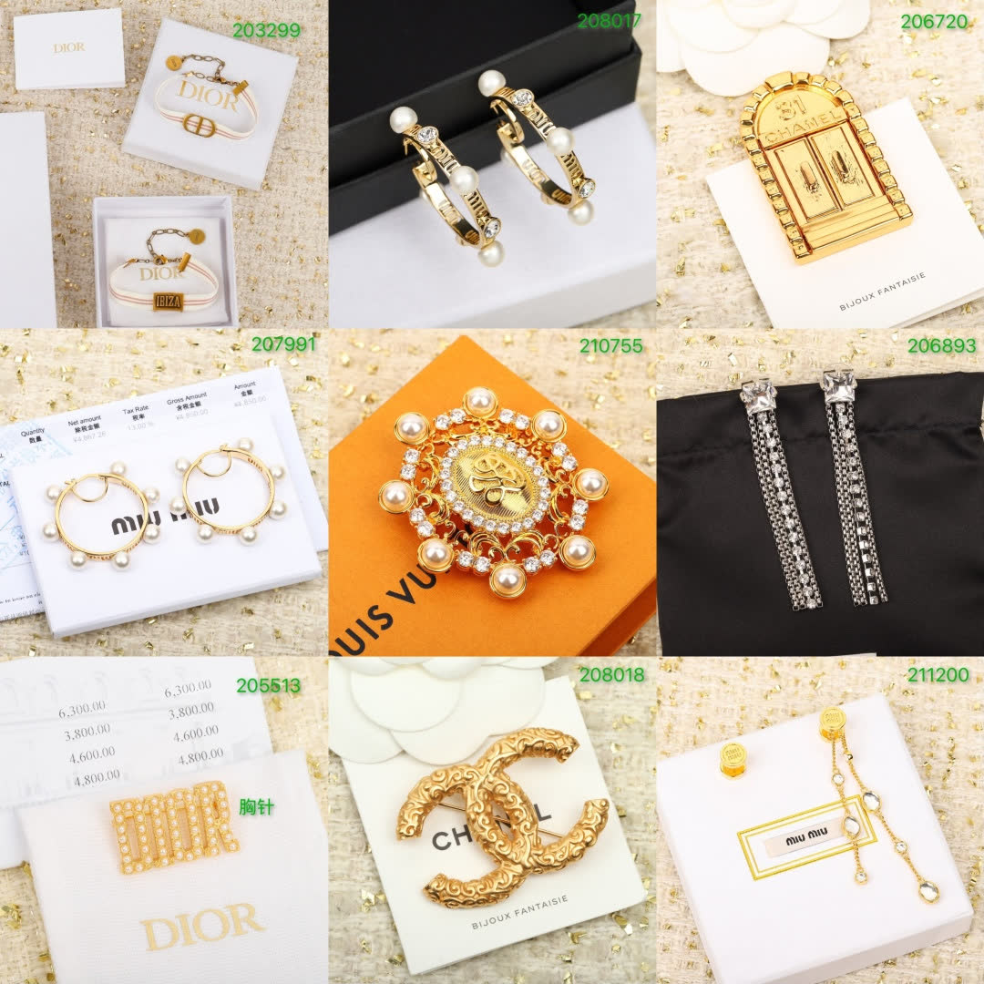 Chanel CC Logo Earrings