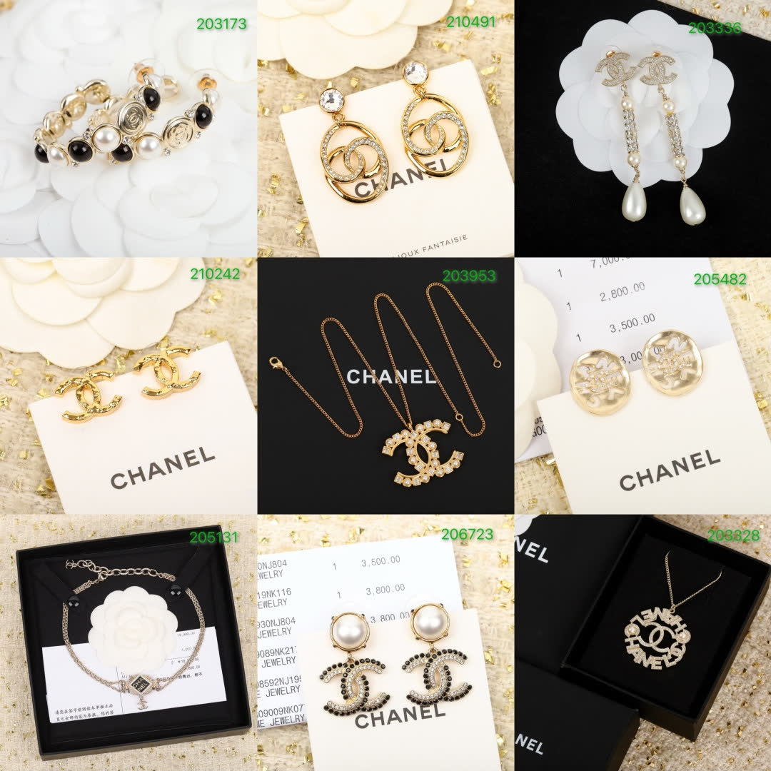 Chanel CC Logo Earrings