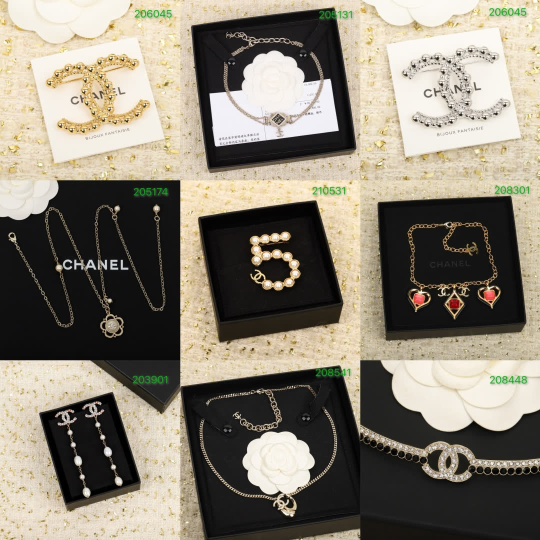 Chanel CC Logo Earrings