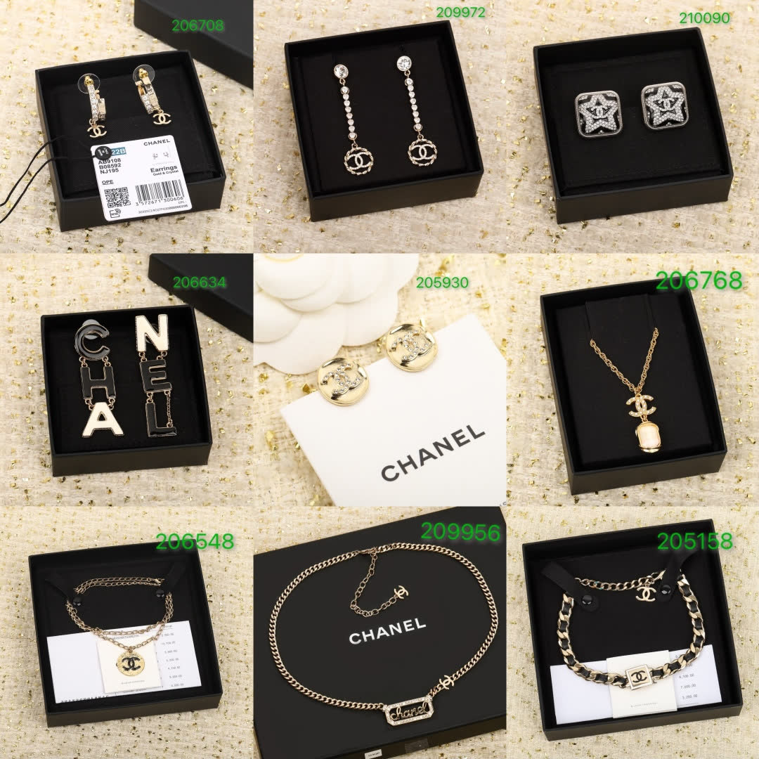 Chanel Earrings with Logo