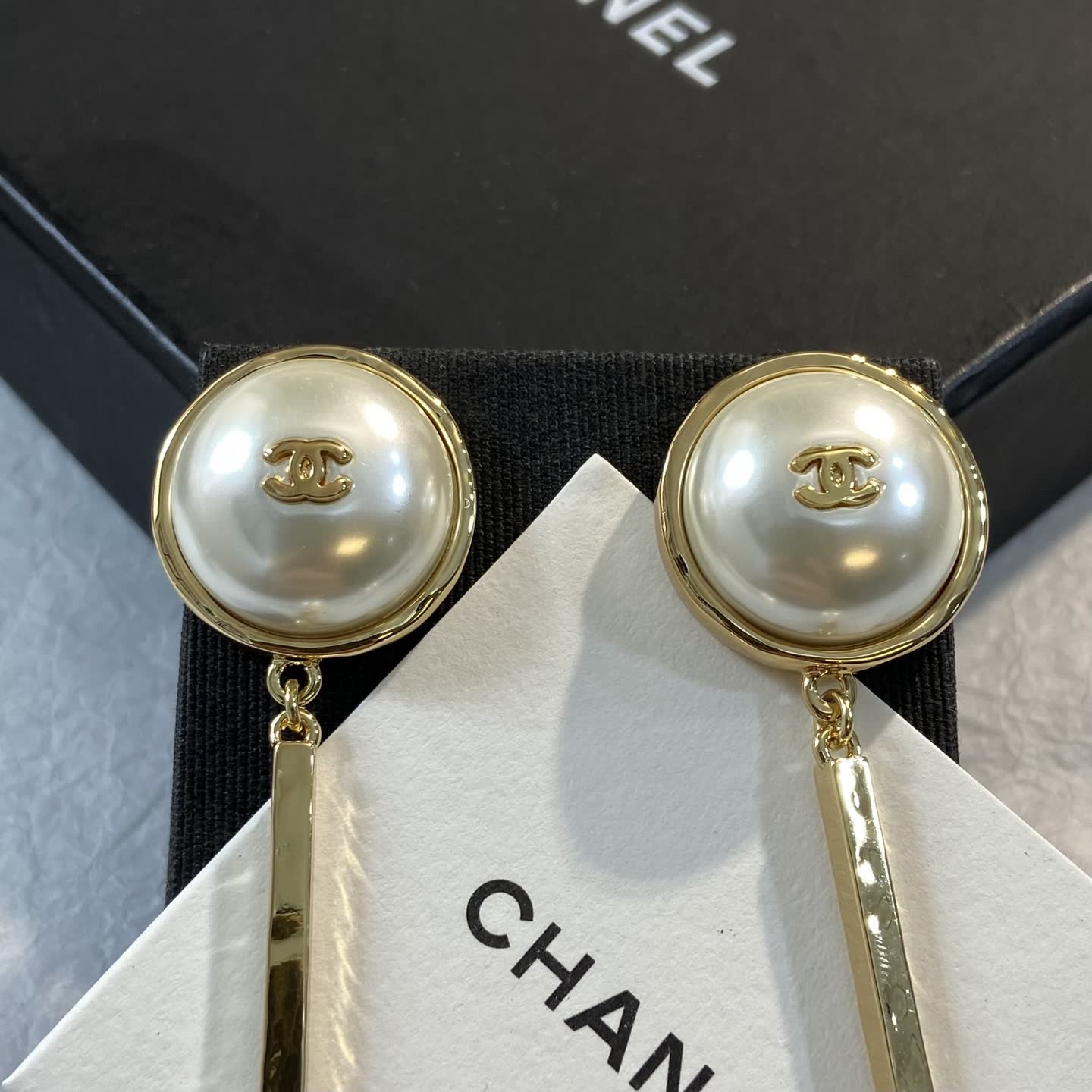 Chanel Pearl Earrings