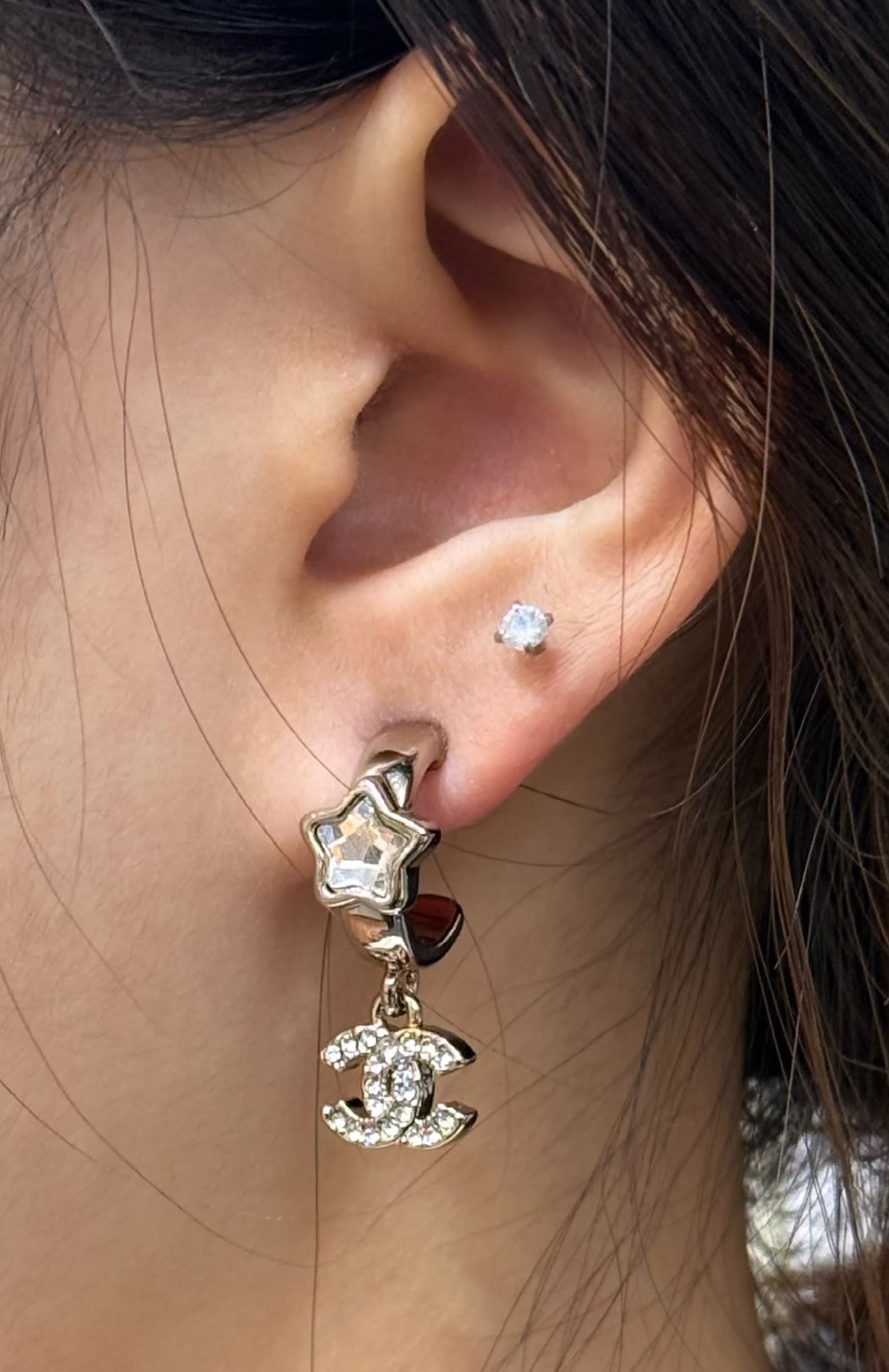 Chanel Star Earrings