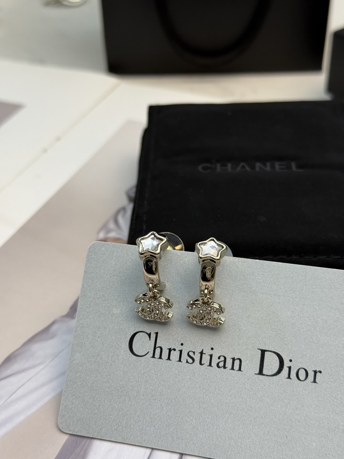 Chanel Star Earrings