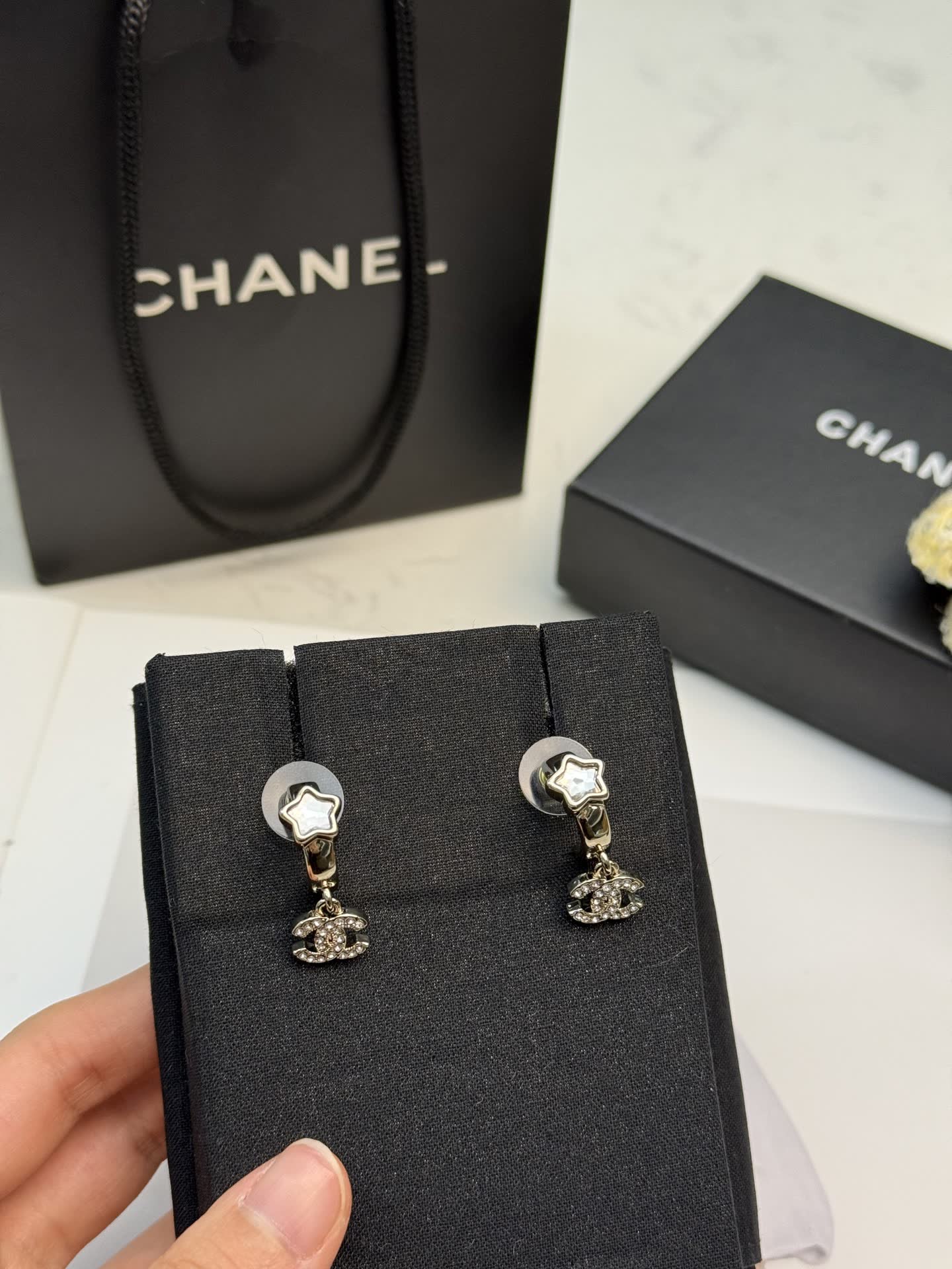Chanel Star Earrings