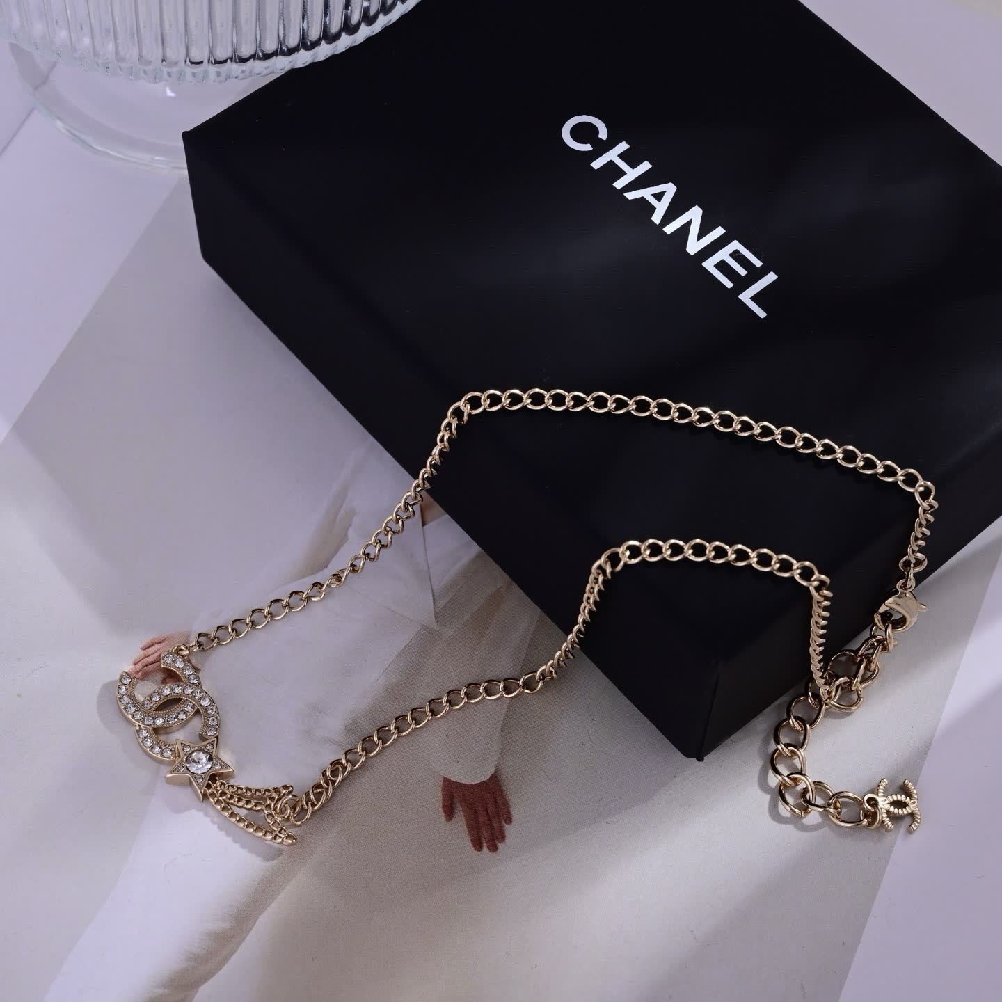 Chanel Earrings - CC Logo with Star Design