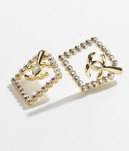 Chanel Diamond Stud Earrings