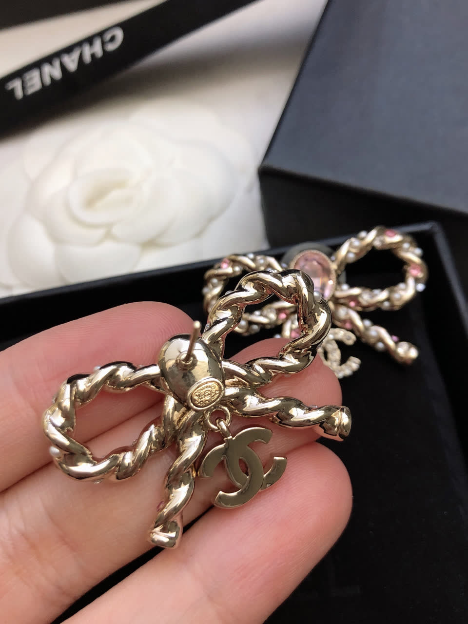 Chanel Earrings - Bow Design