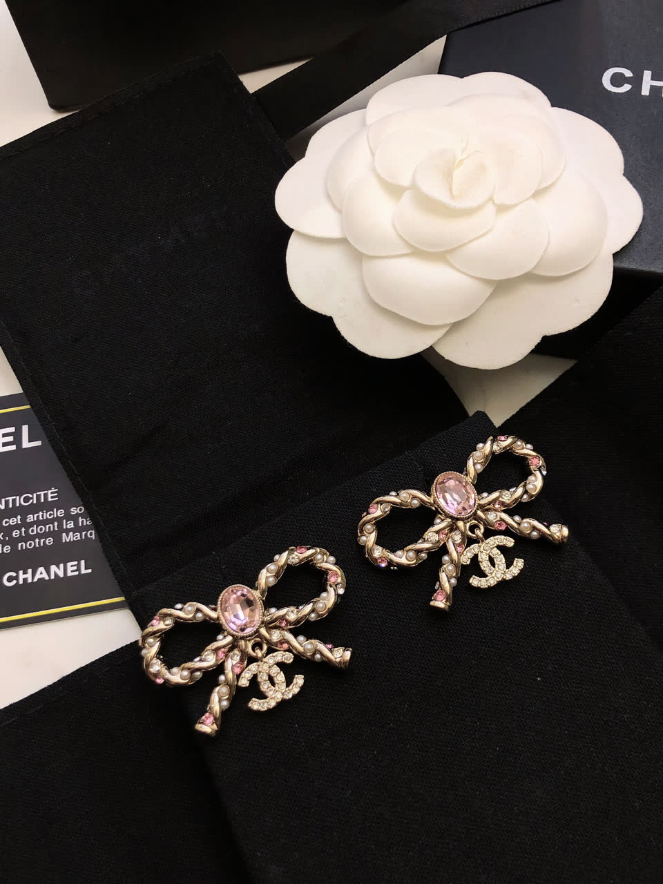 Chanel Earrings - Bow Design