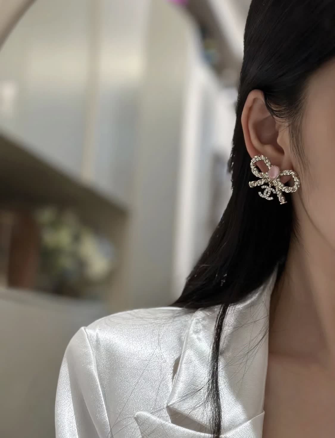 Chanel Earrings - Bow Design