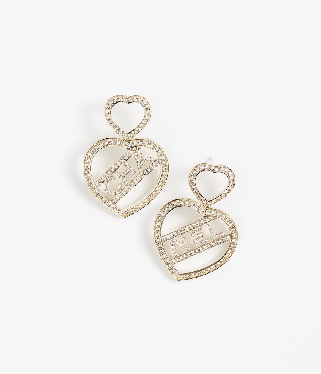 Chanel Heart Earrings Chanel Heart Earrings