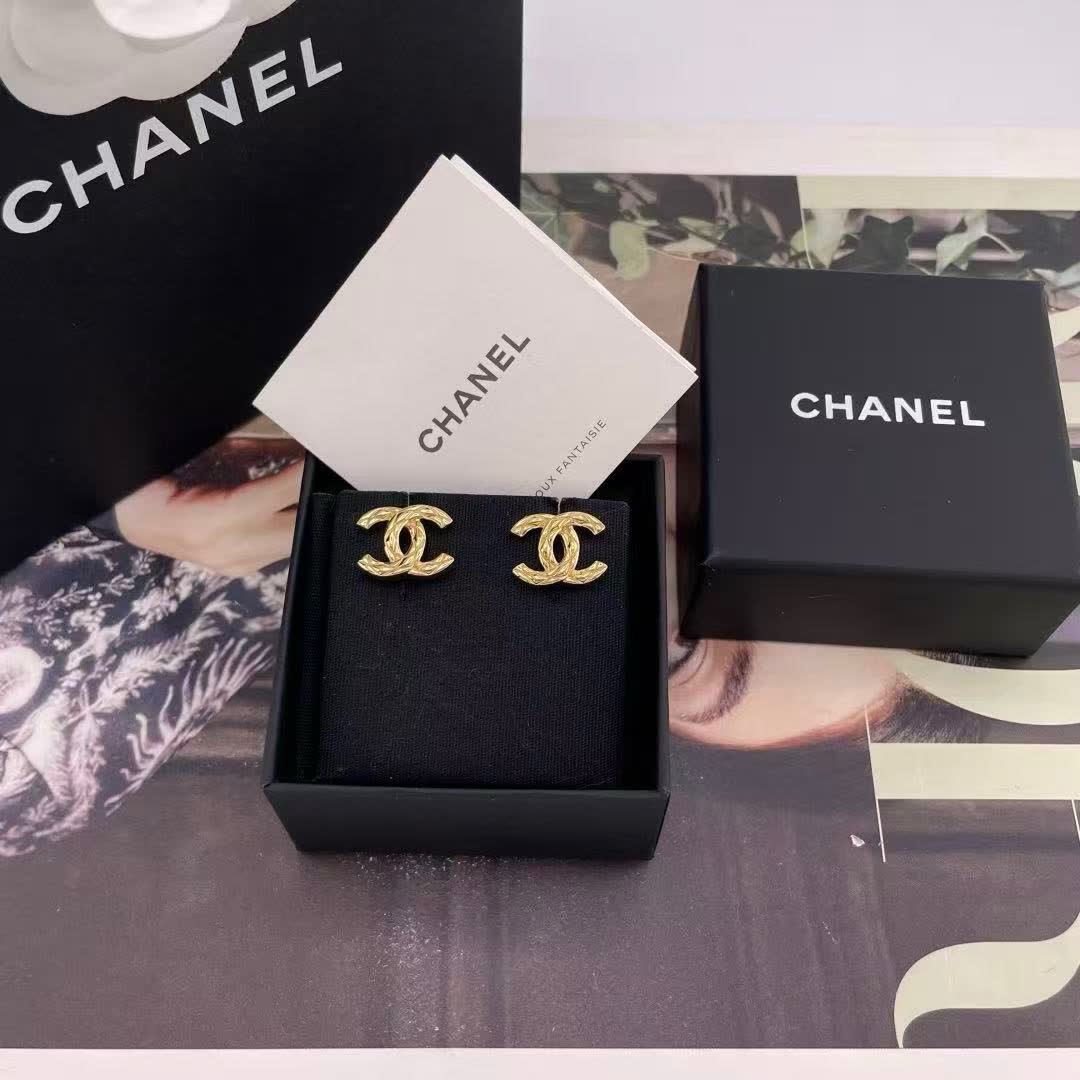 Chanel Gold Hoop Earrings