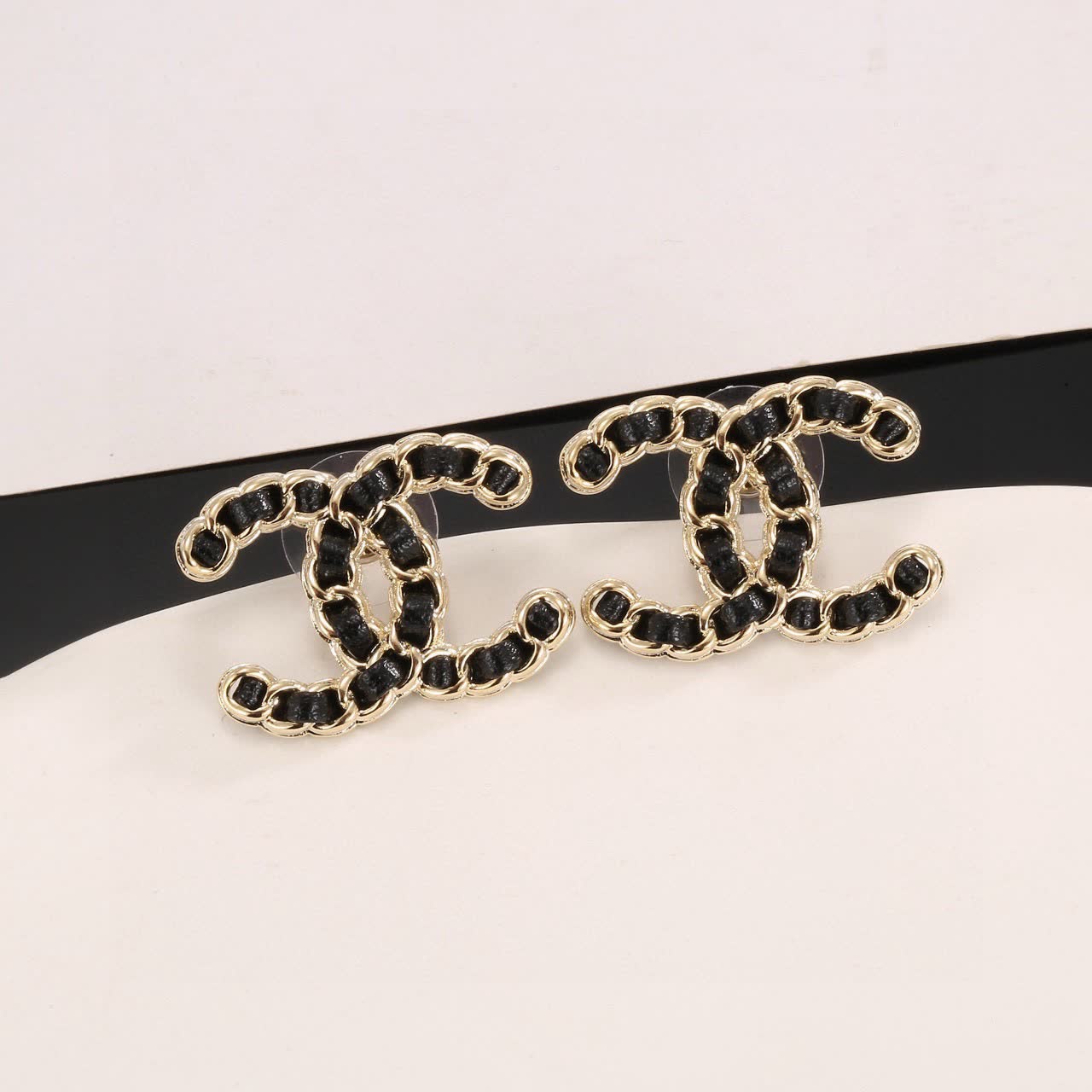 Chanel CC Logo Earrings