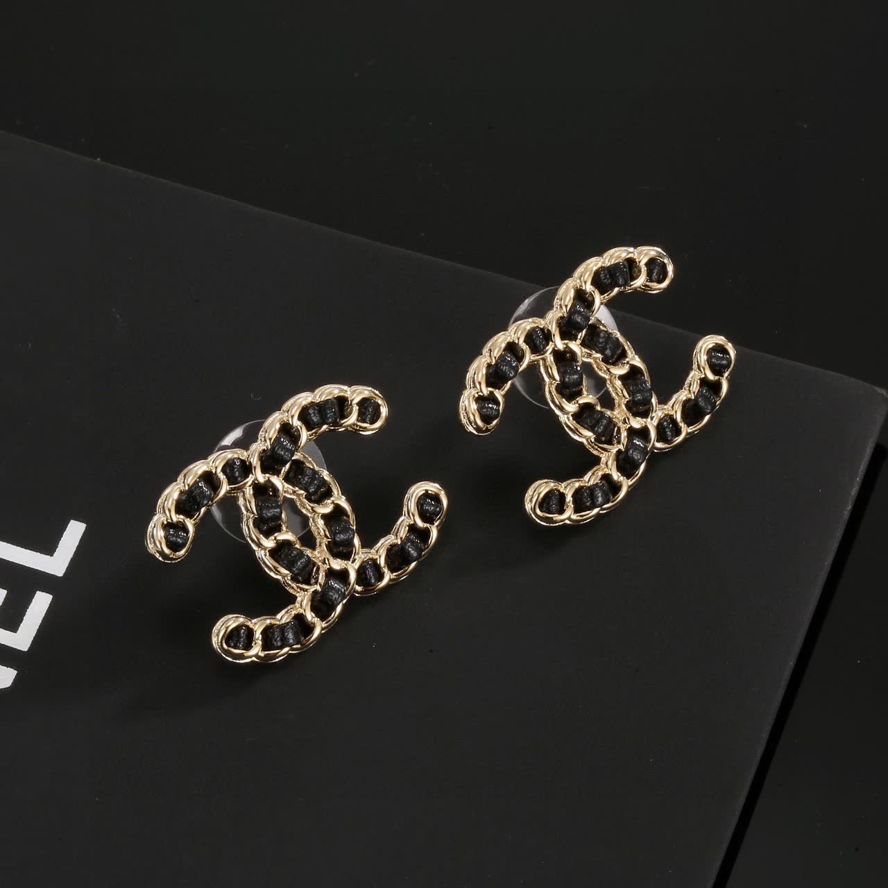 Chanel CC Logo Earrings