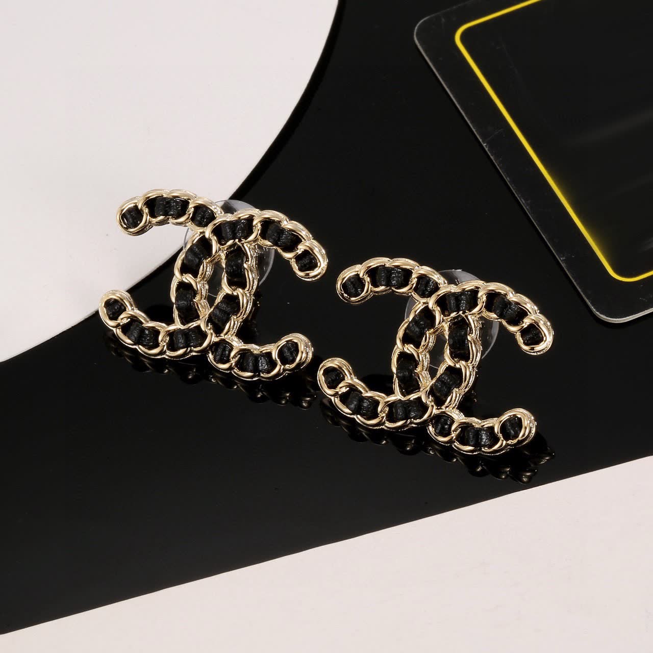 Chanel CC Logo Earrings