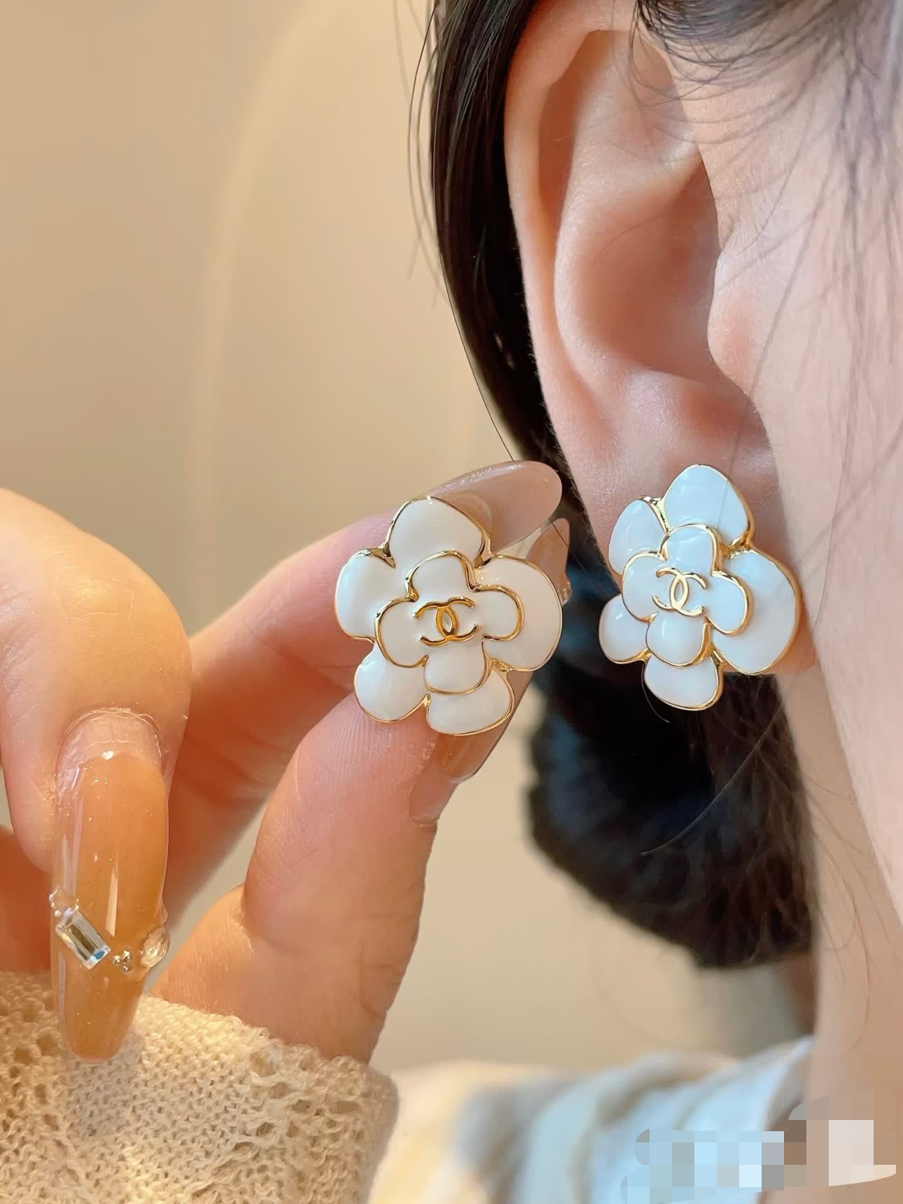 Chanel 2026 Spring/Summer Collection Flower Earrings