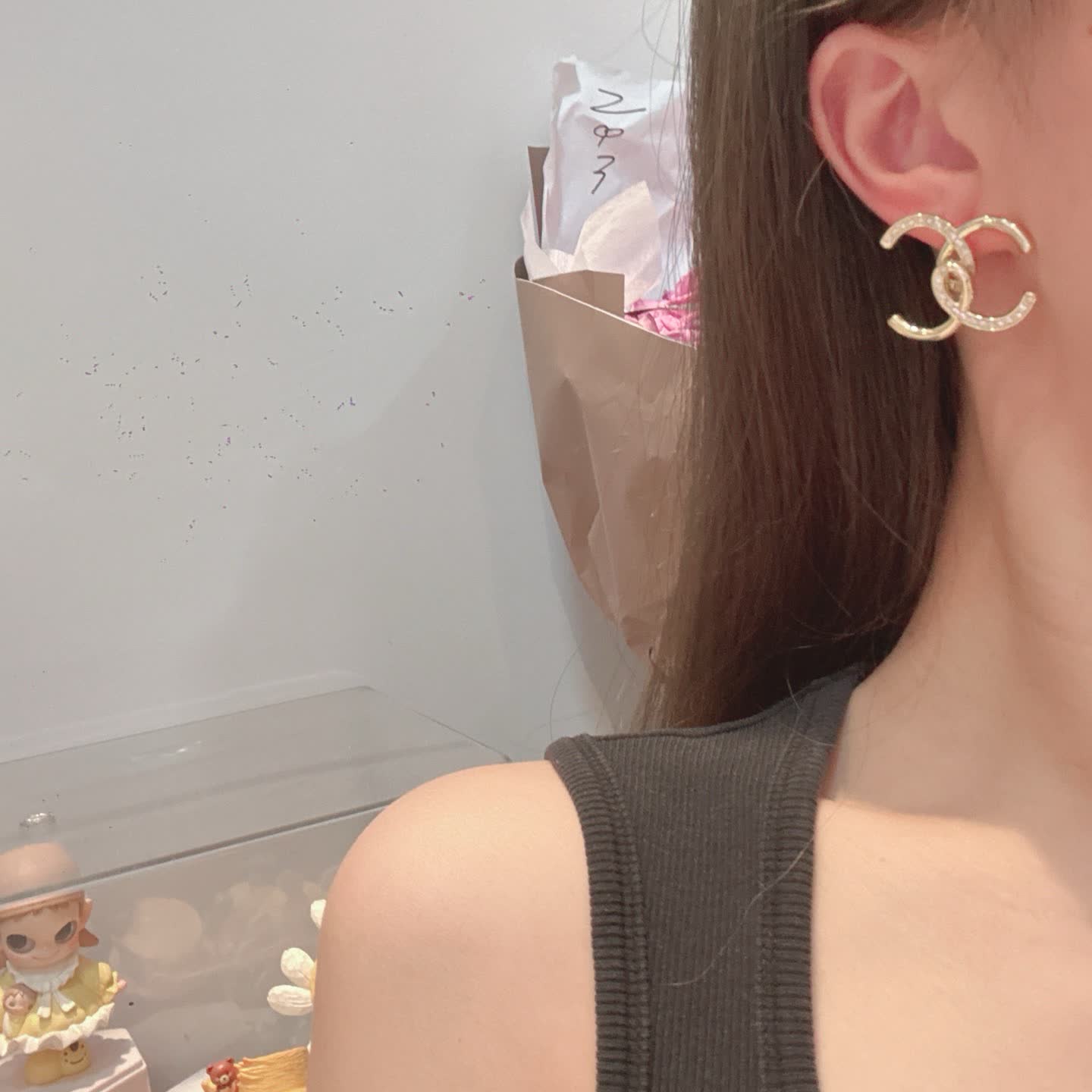 Chanel CC Logo Earrings Chanel CC Logo Earrings
