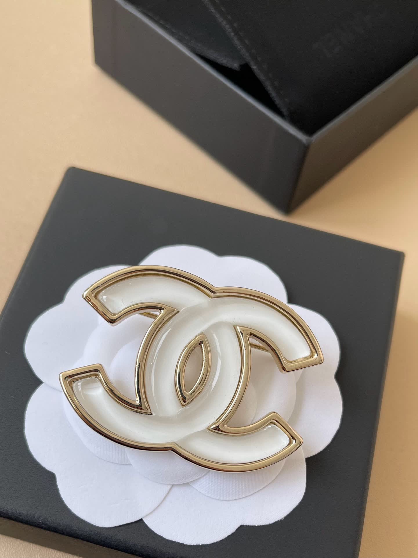 Chanel CC Logo Earrings
