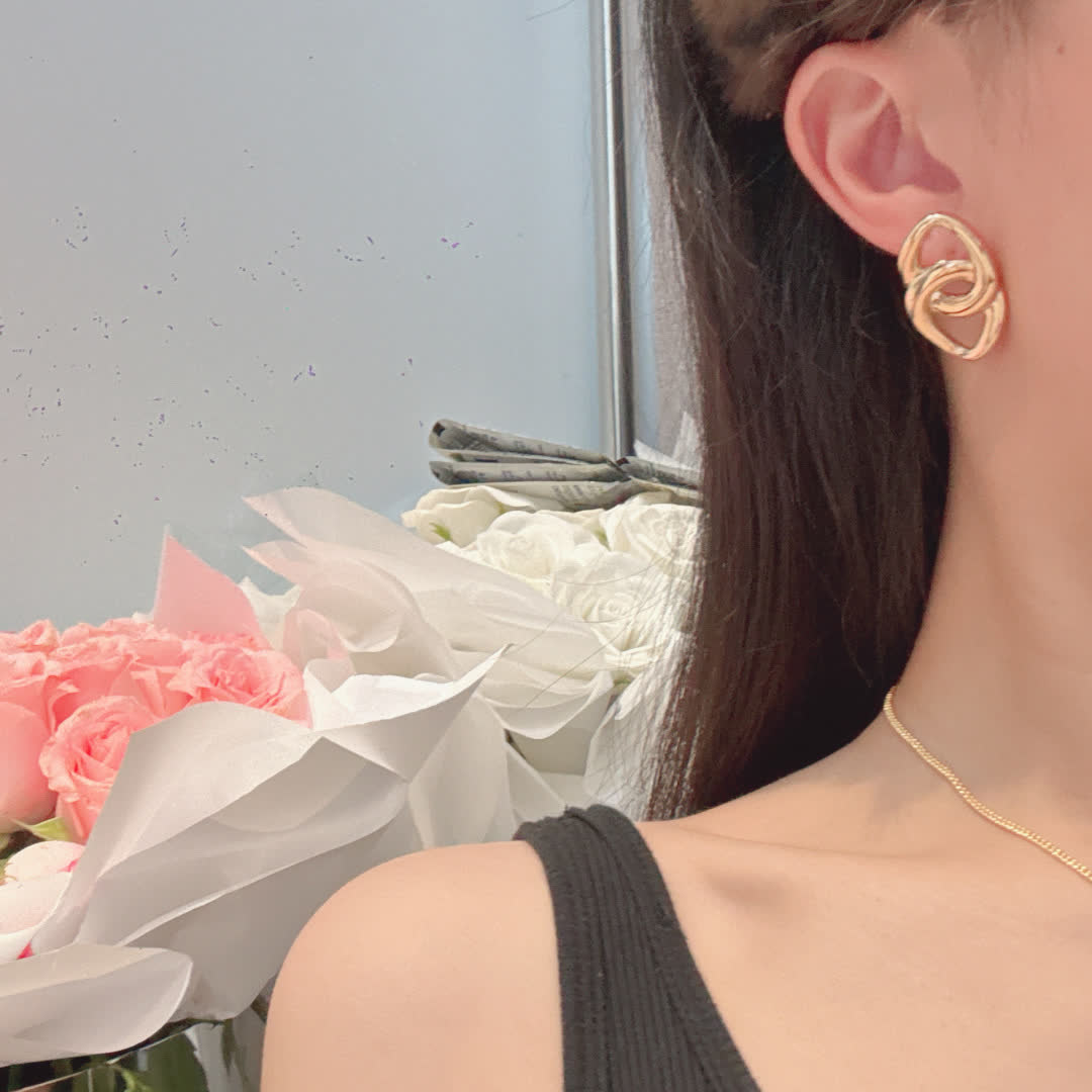 Chanel Gold Hoop Earrings Chanel Gold Hoop Earrings