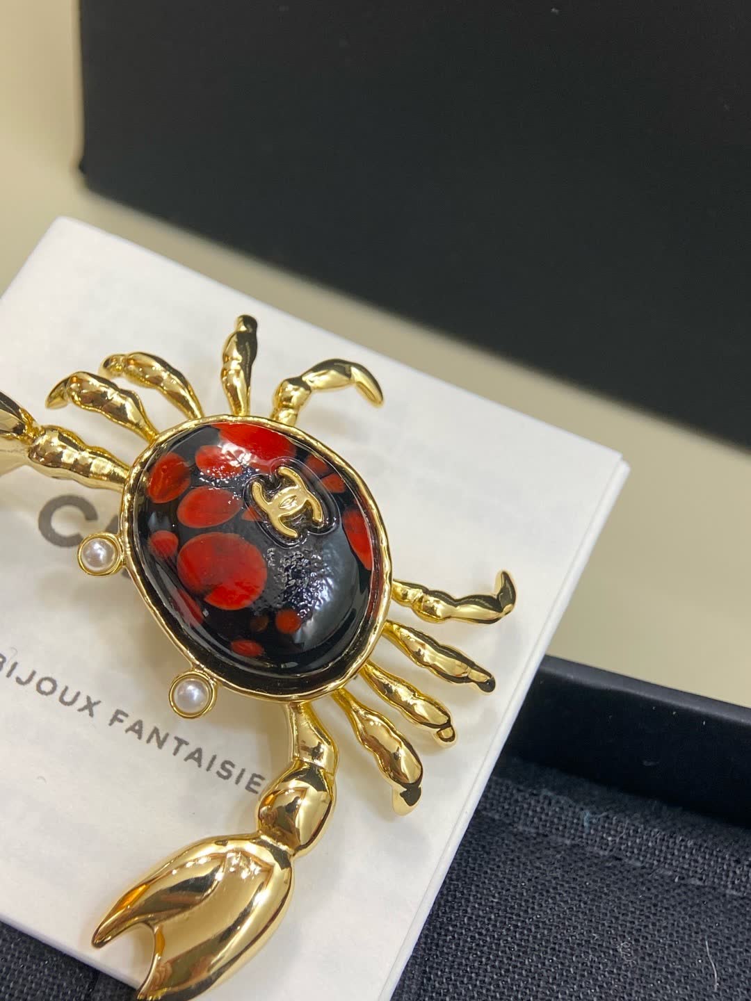 Chanel Crab Earrings