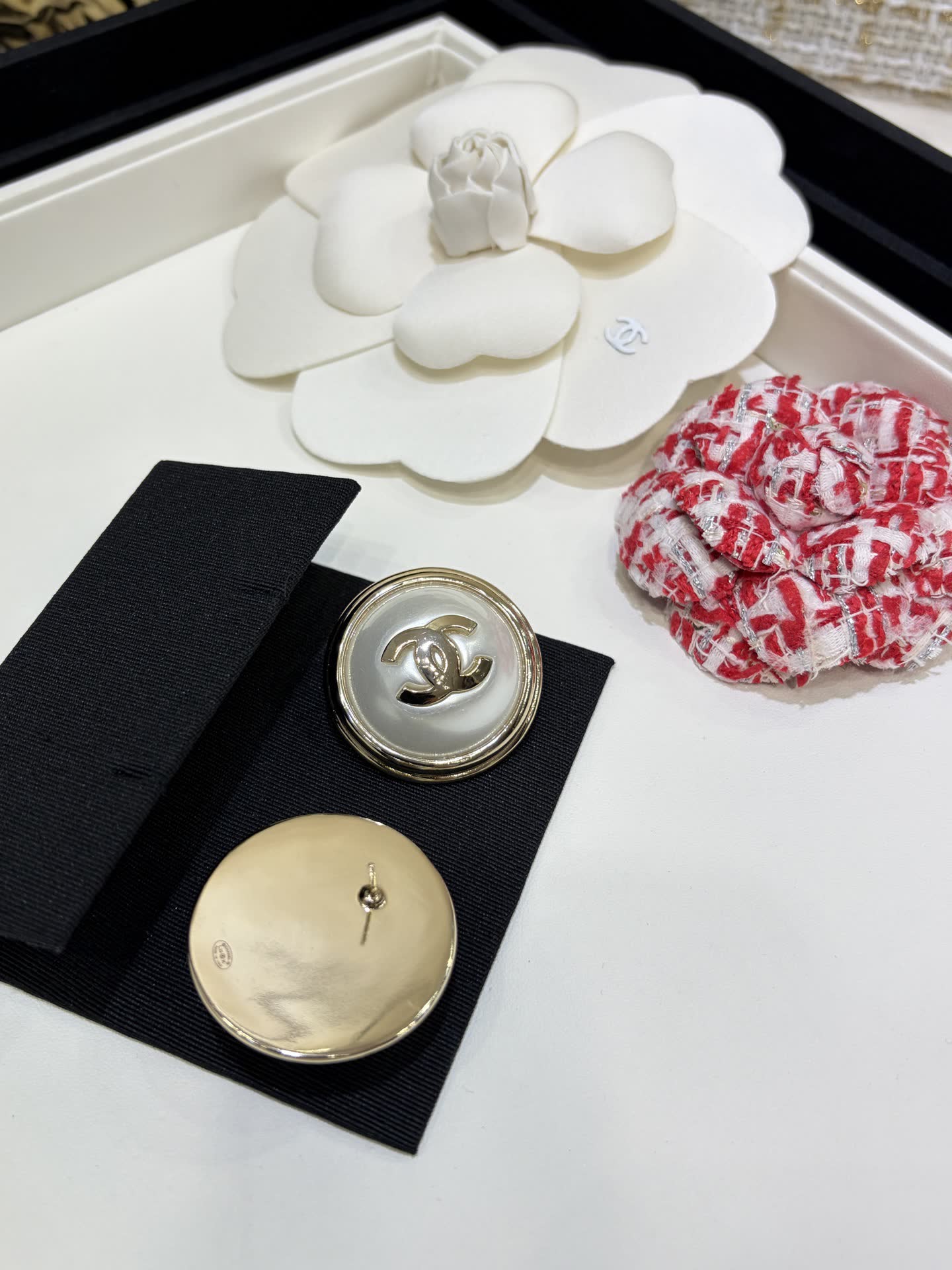 Chanel Pearl Earrings
