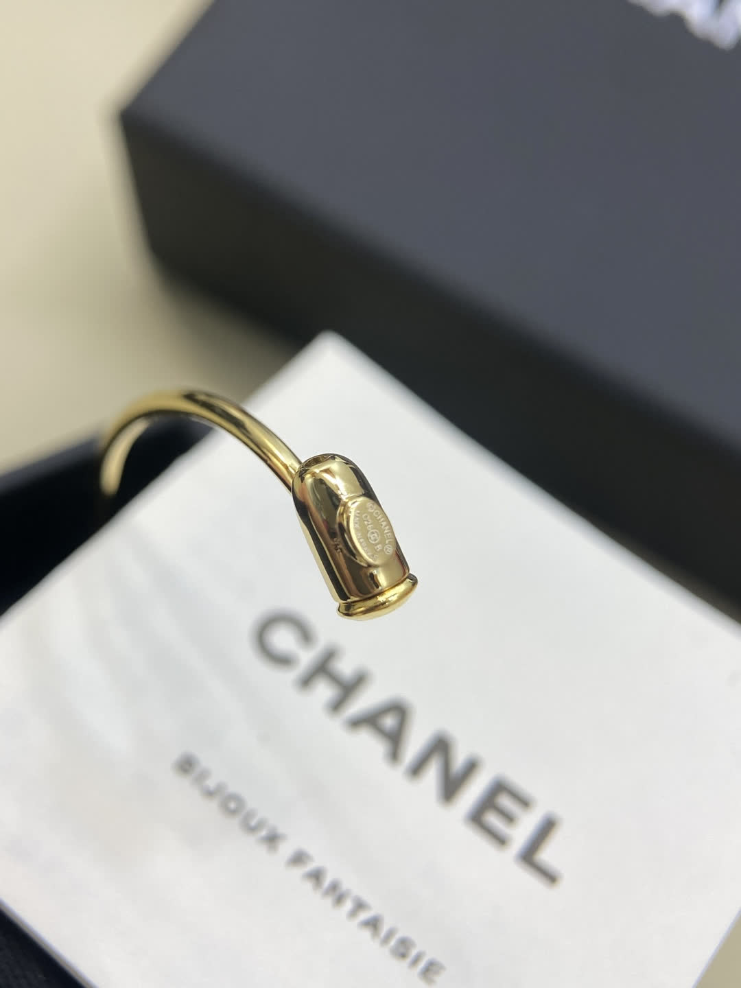 Chanel White Enamel Flower Earrings