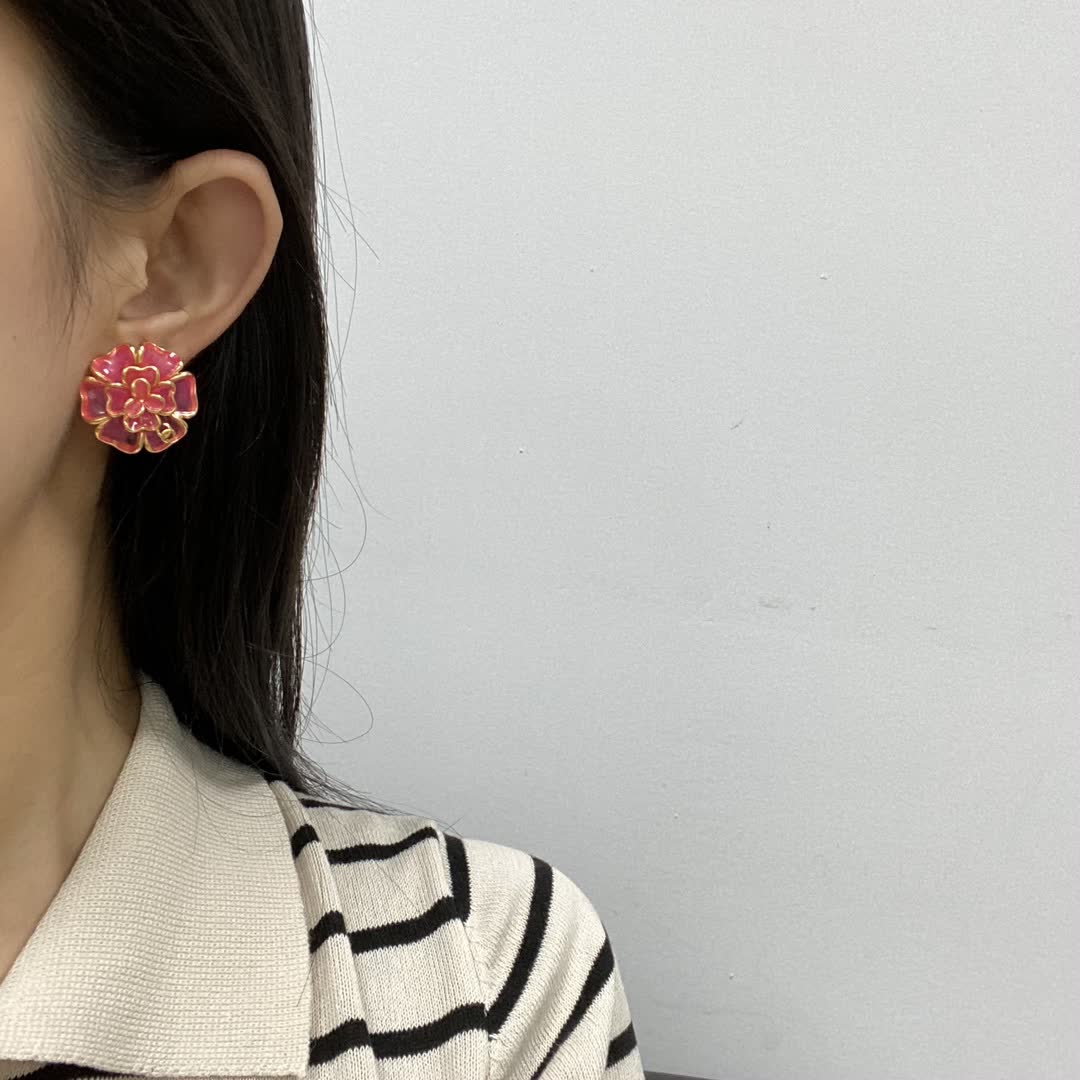 Chanel Floral Earrings Chanel Floral Earrings
