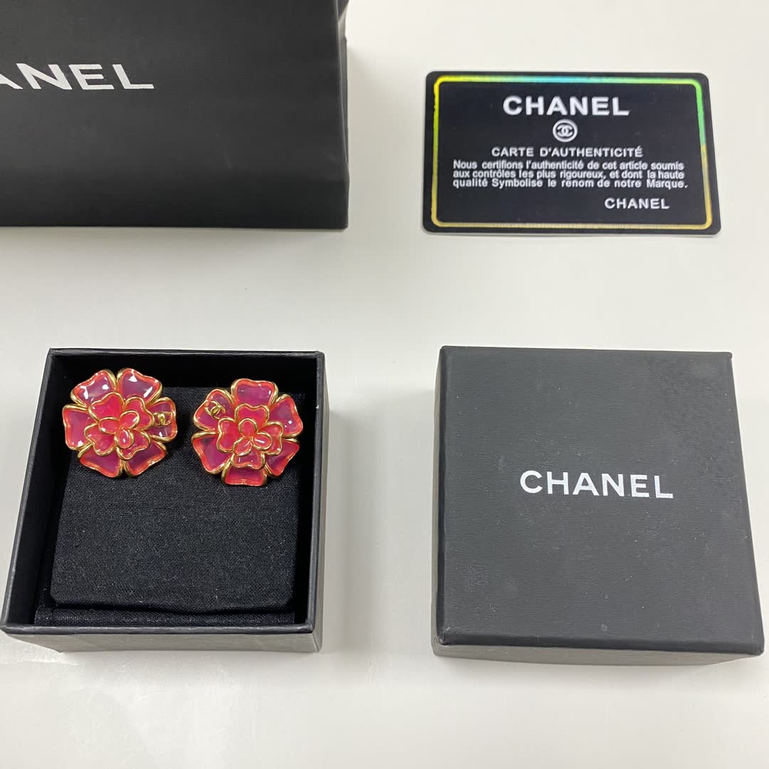 Chanel Floral Earrings