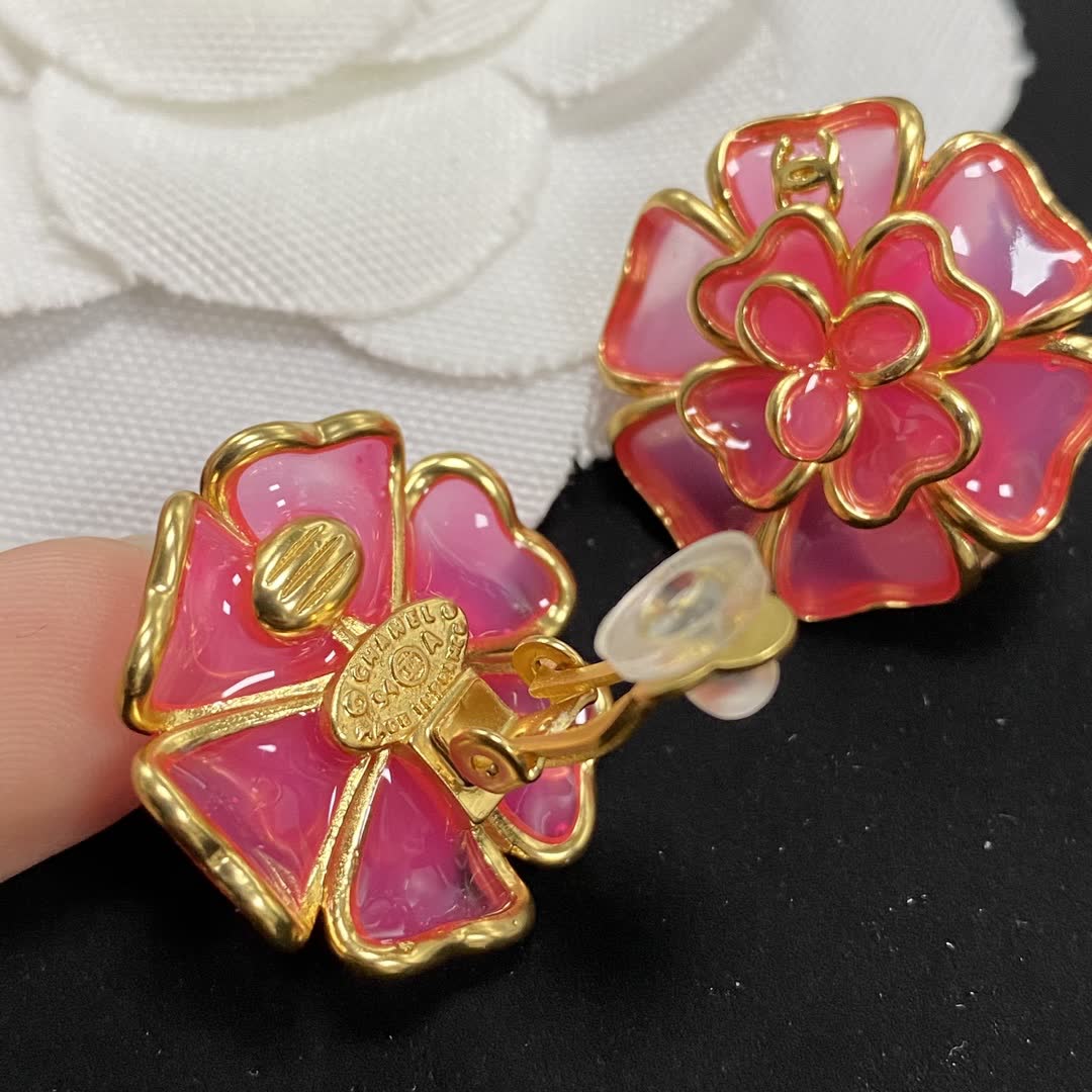 Chanel Floral Earrings