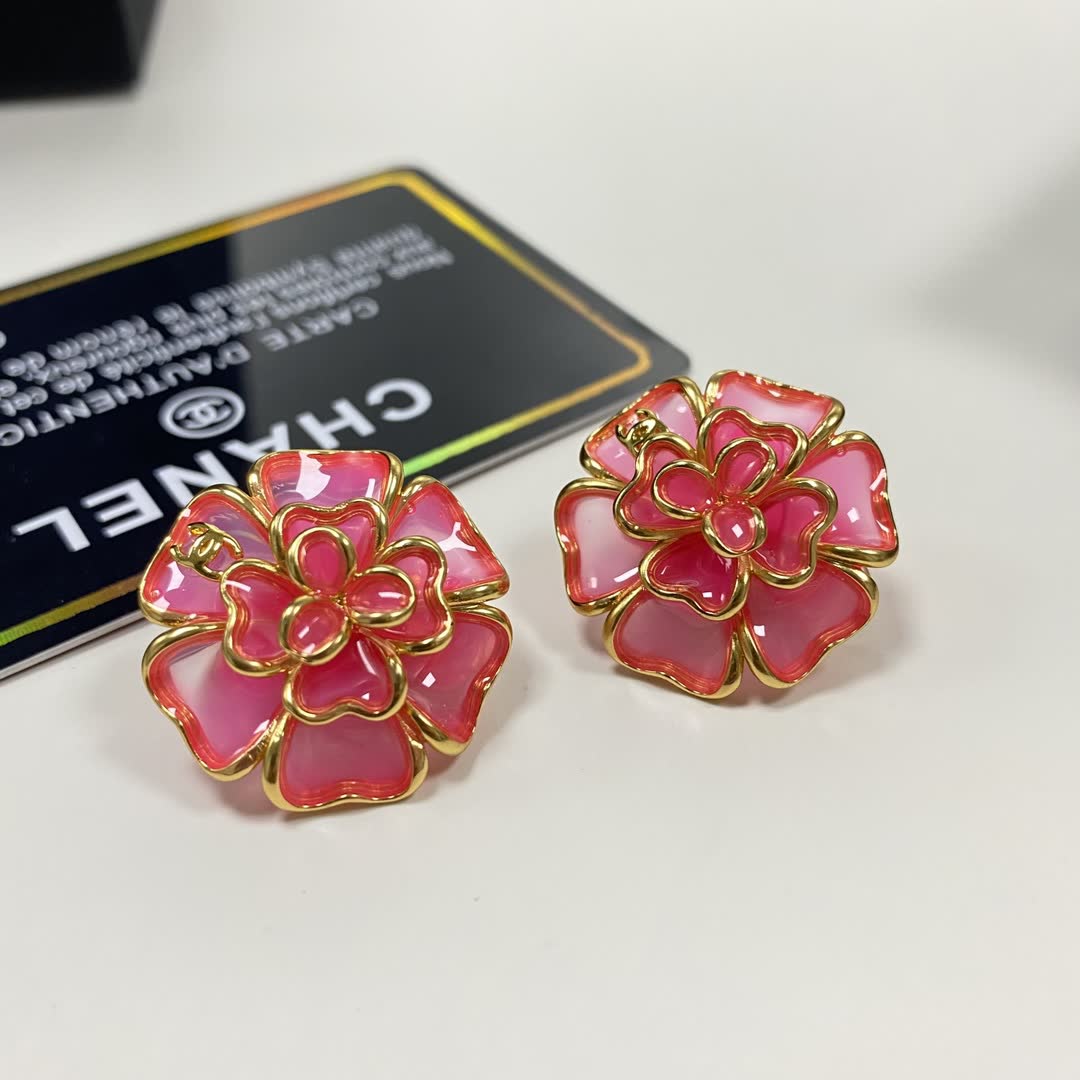 Chanel Floral Earrings