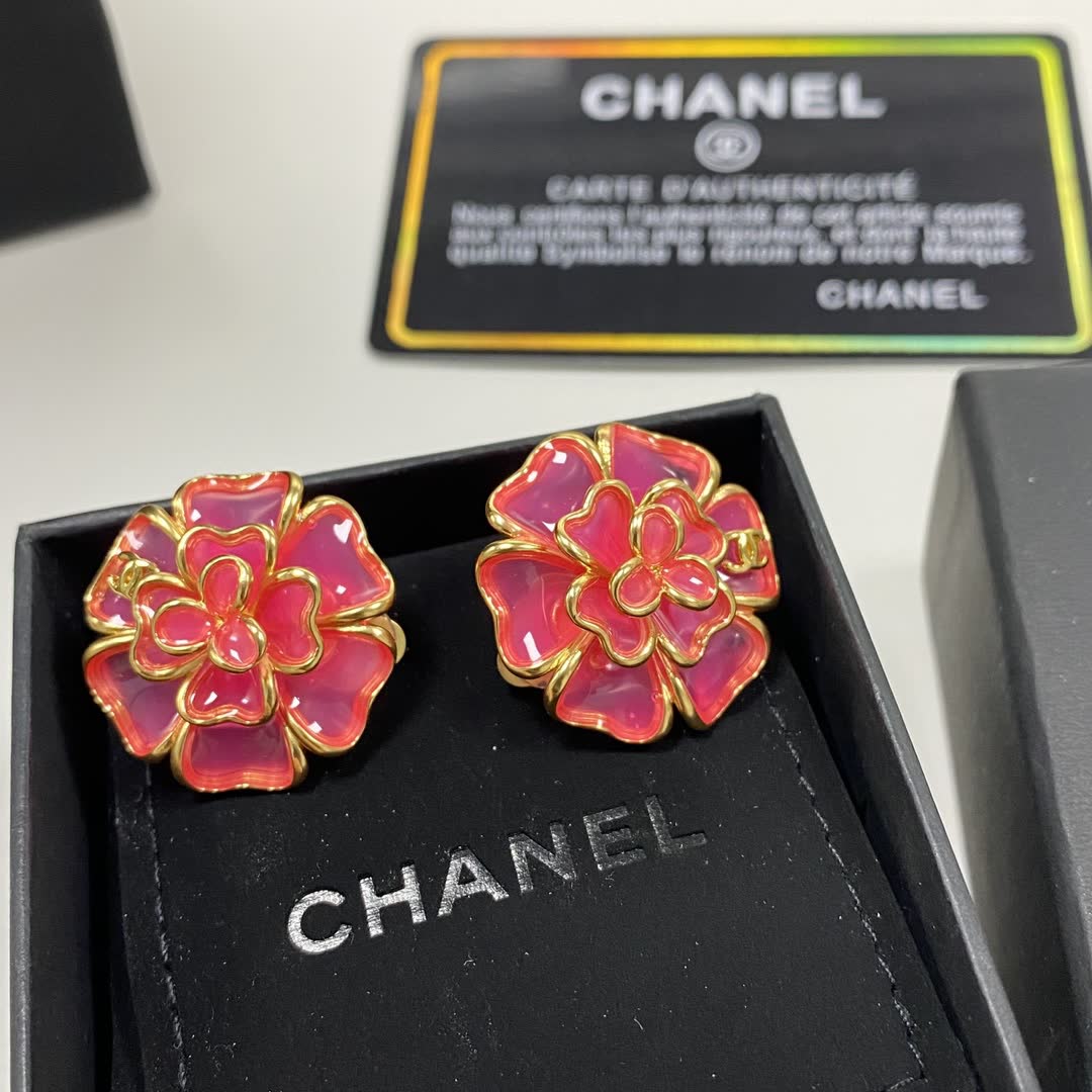 Chanel Floral Earrings