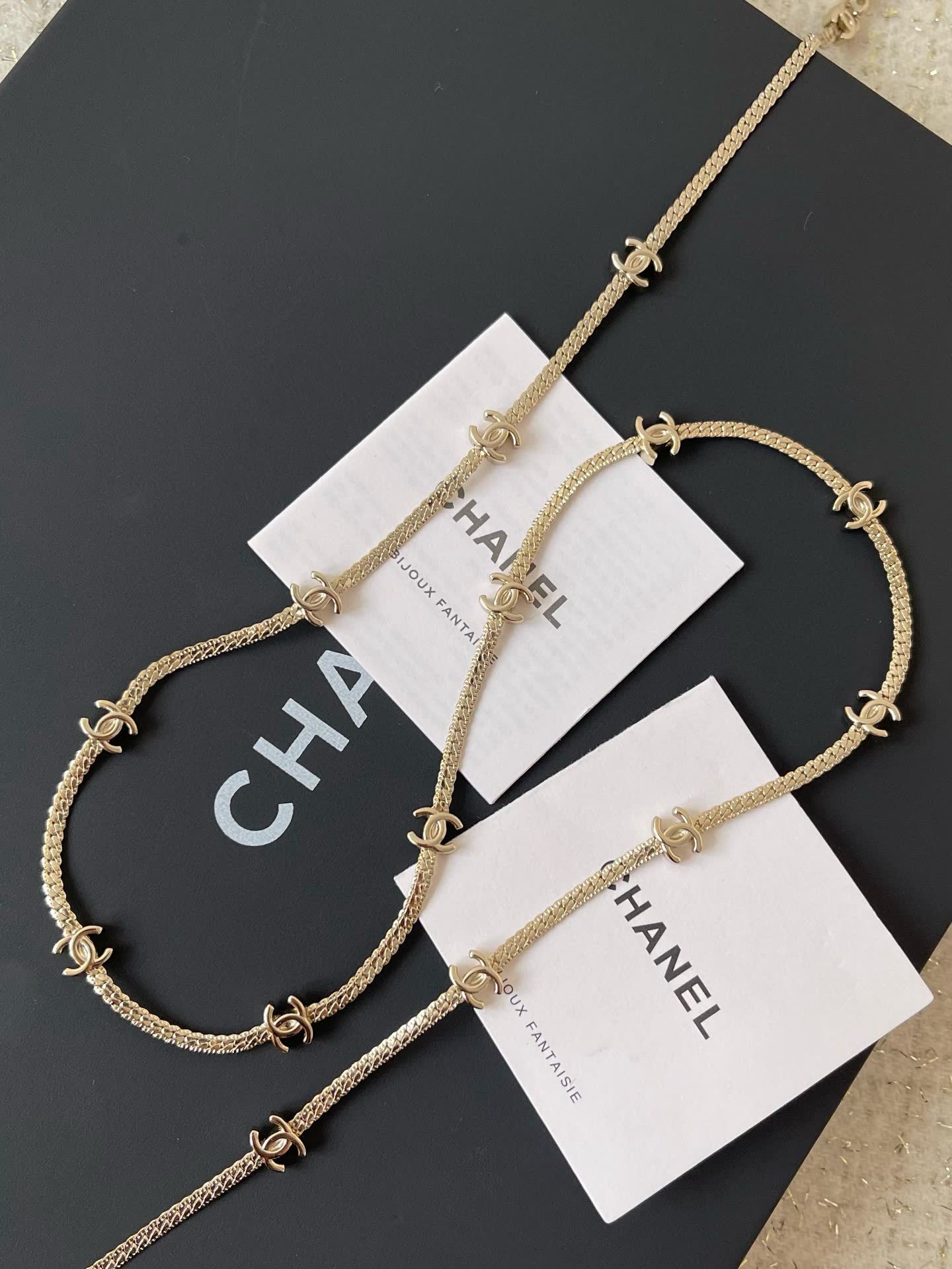 Chanel CC Logo Earrings