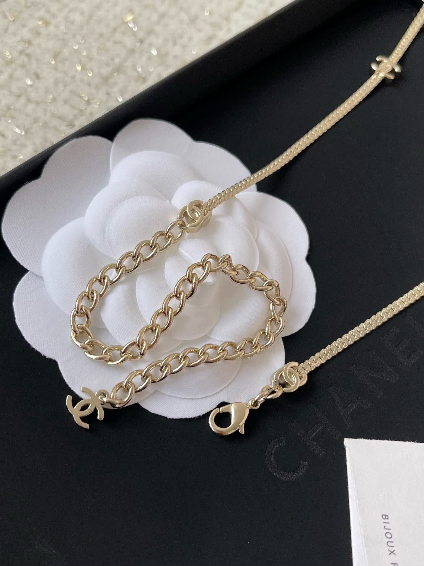 Chanel CC Logo Earrings