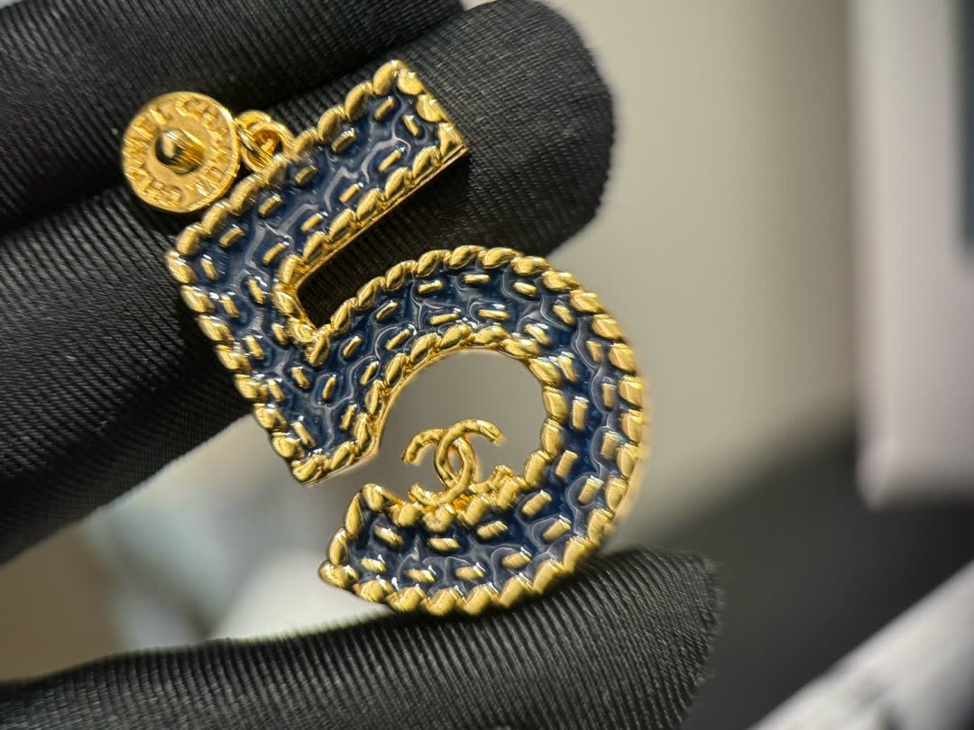 Chanel Number 5 Earrings