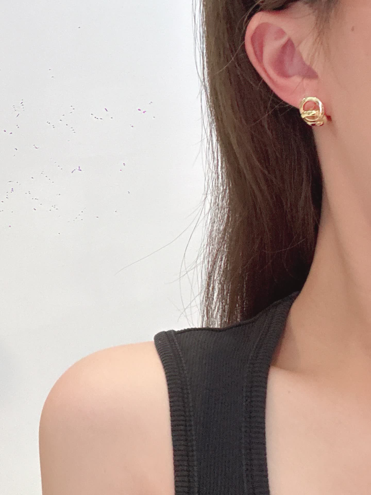 Chanel Gold Knot Stud Earrings Chanel Gold Knot Stud Earrings