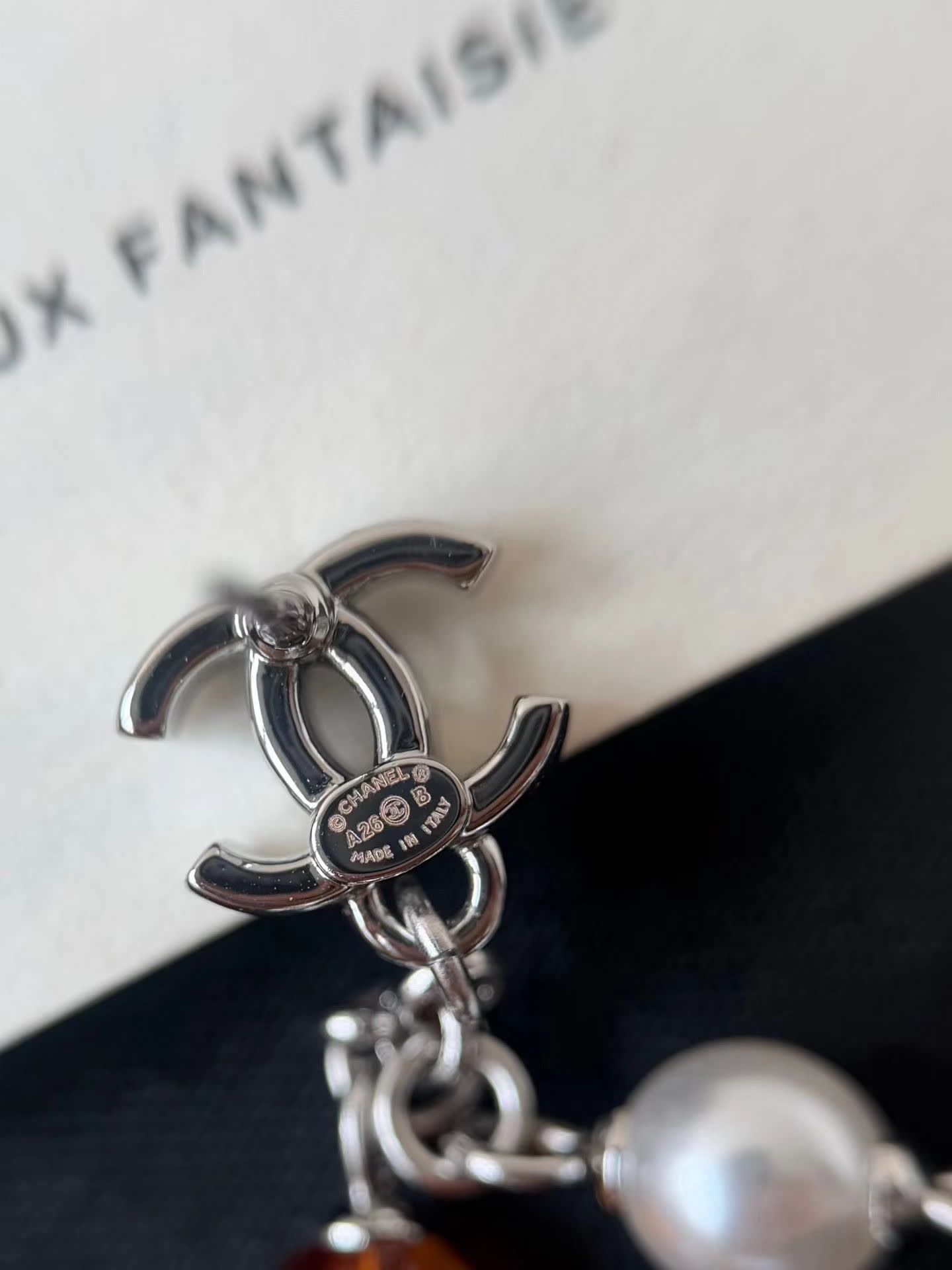 Chanel Pearl and Crystal Earrings