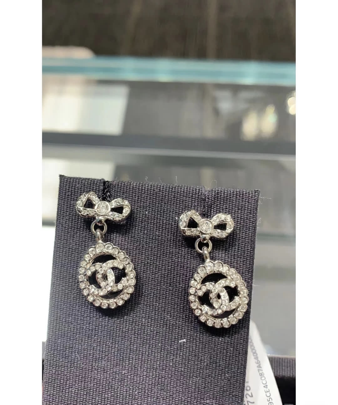 Chanel CC Logo Earrings