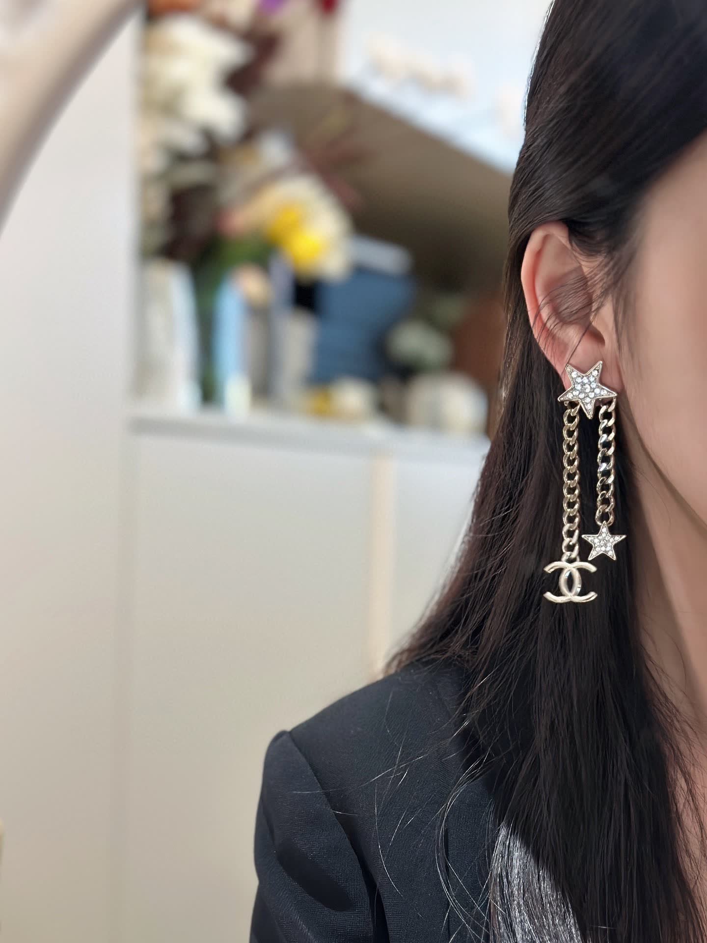 Chanel Star Earrings Chanel Star Earrings