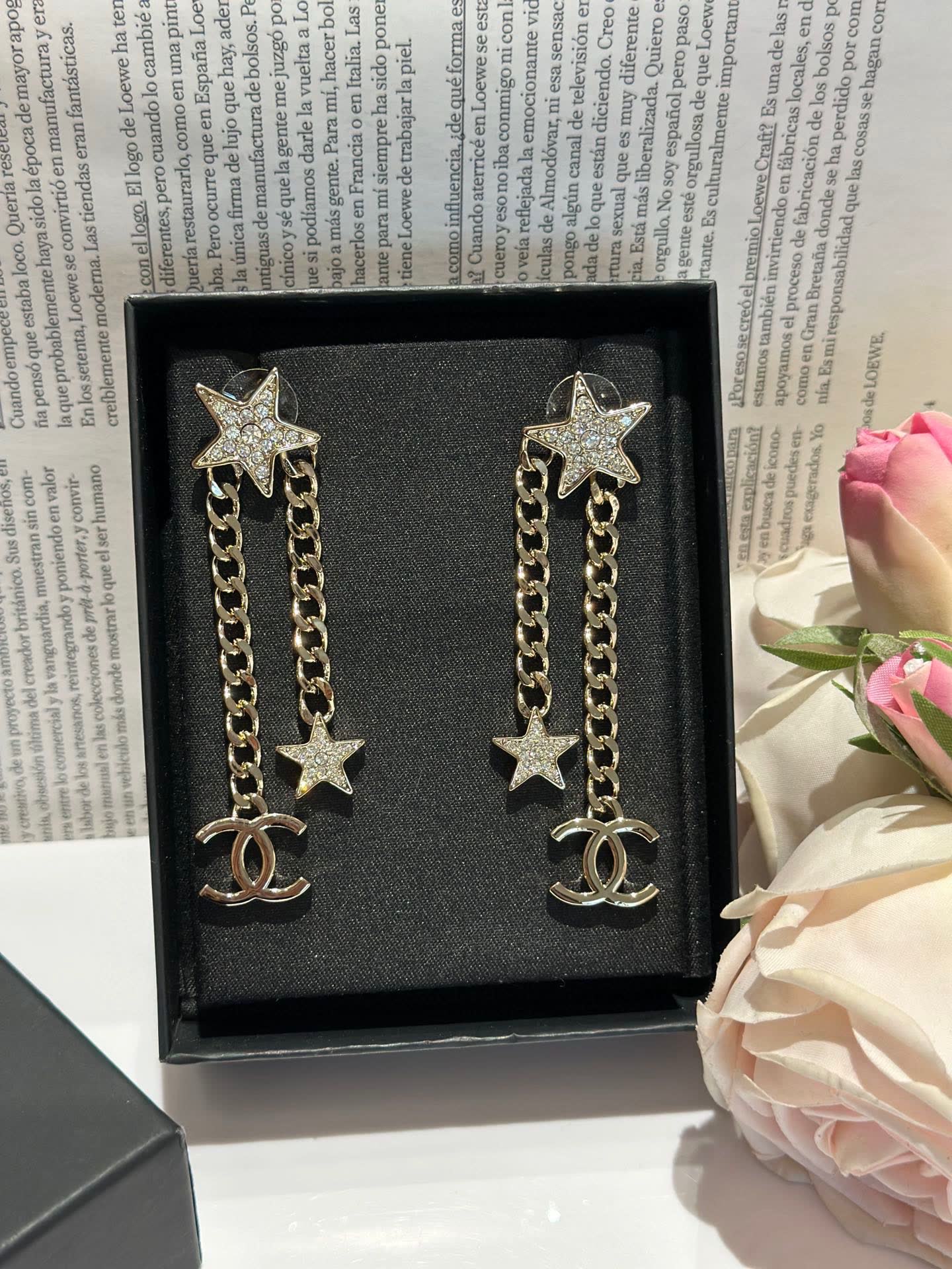 Chanel Star Earrings