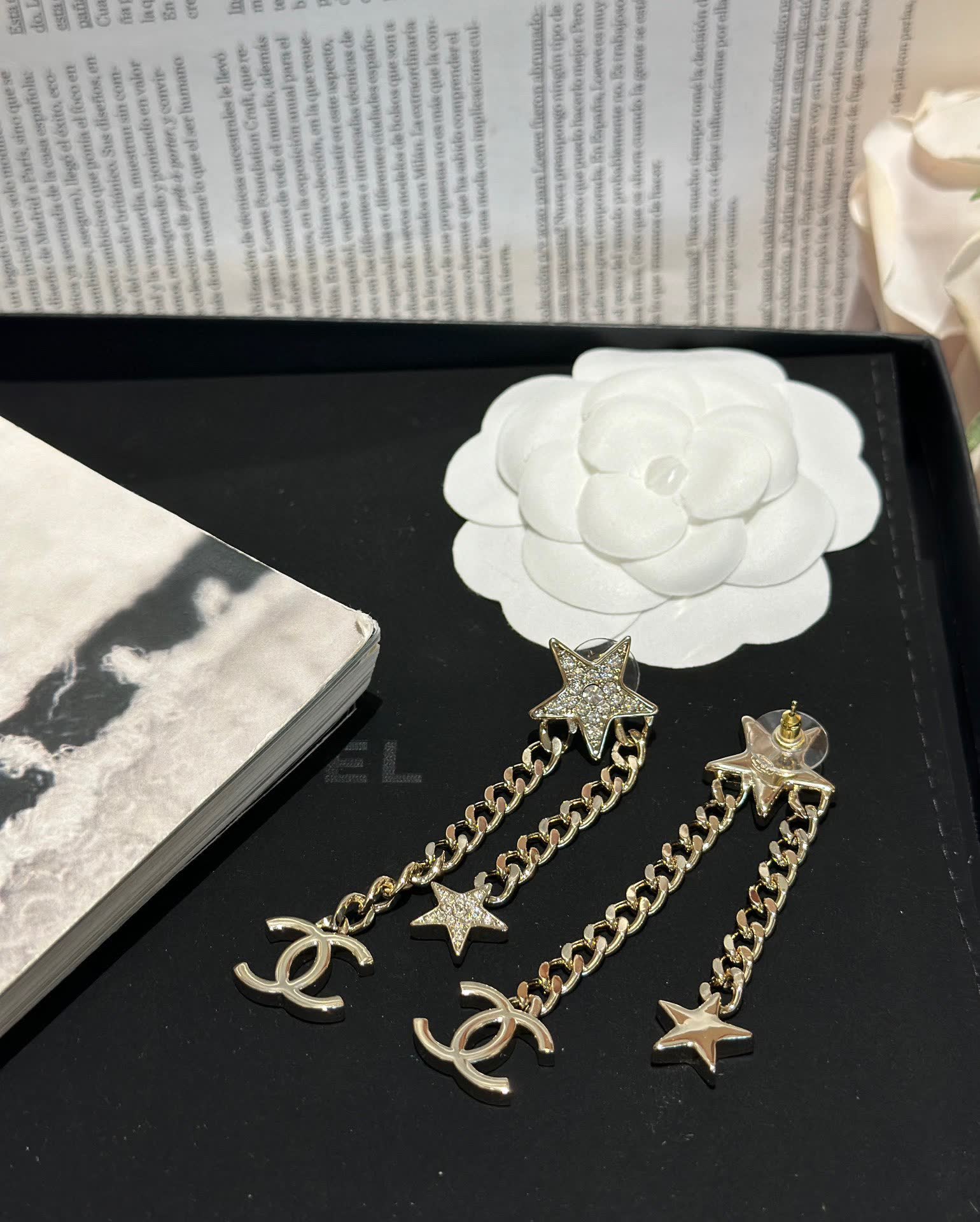Chanel Star Earrings