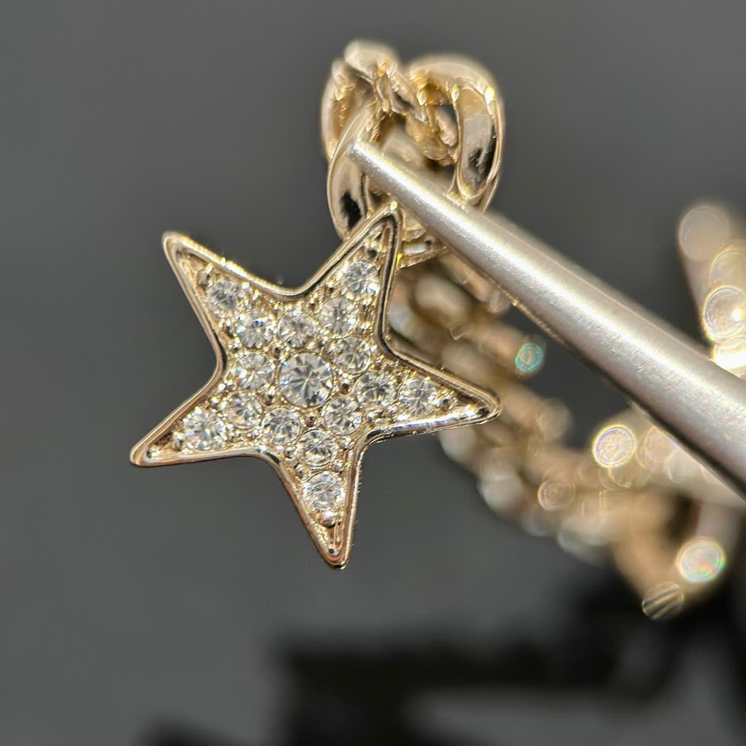 Chanel Star Earrings