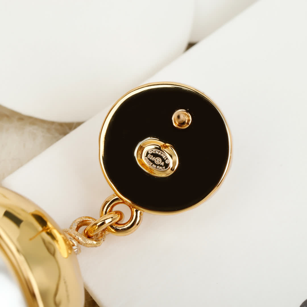 Chanel Pearl Earrings