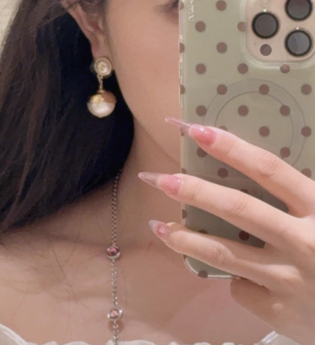 Chanel Pearl Earrings
