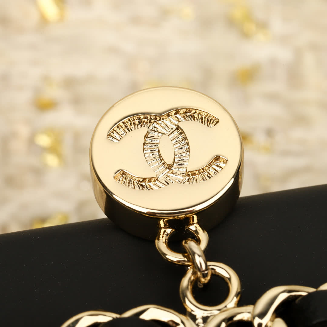 Chanel CC Logo Earrings