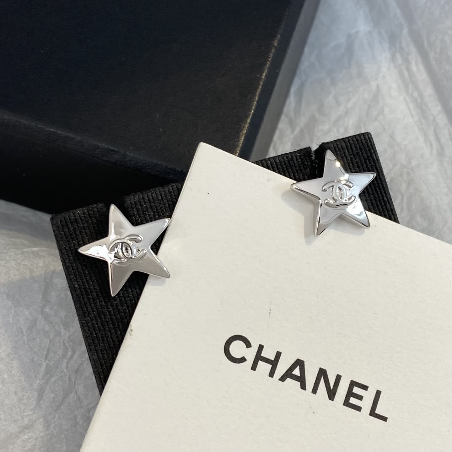 Chanel Star Earrings