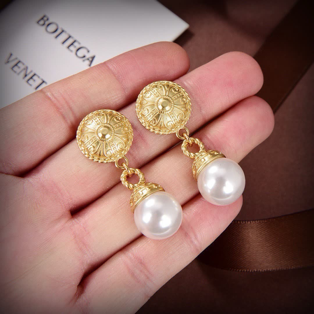Chanel Pearl Earrings