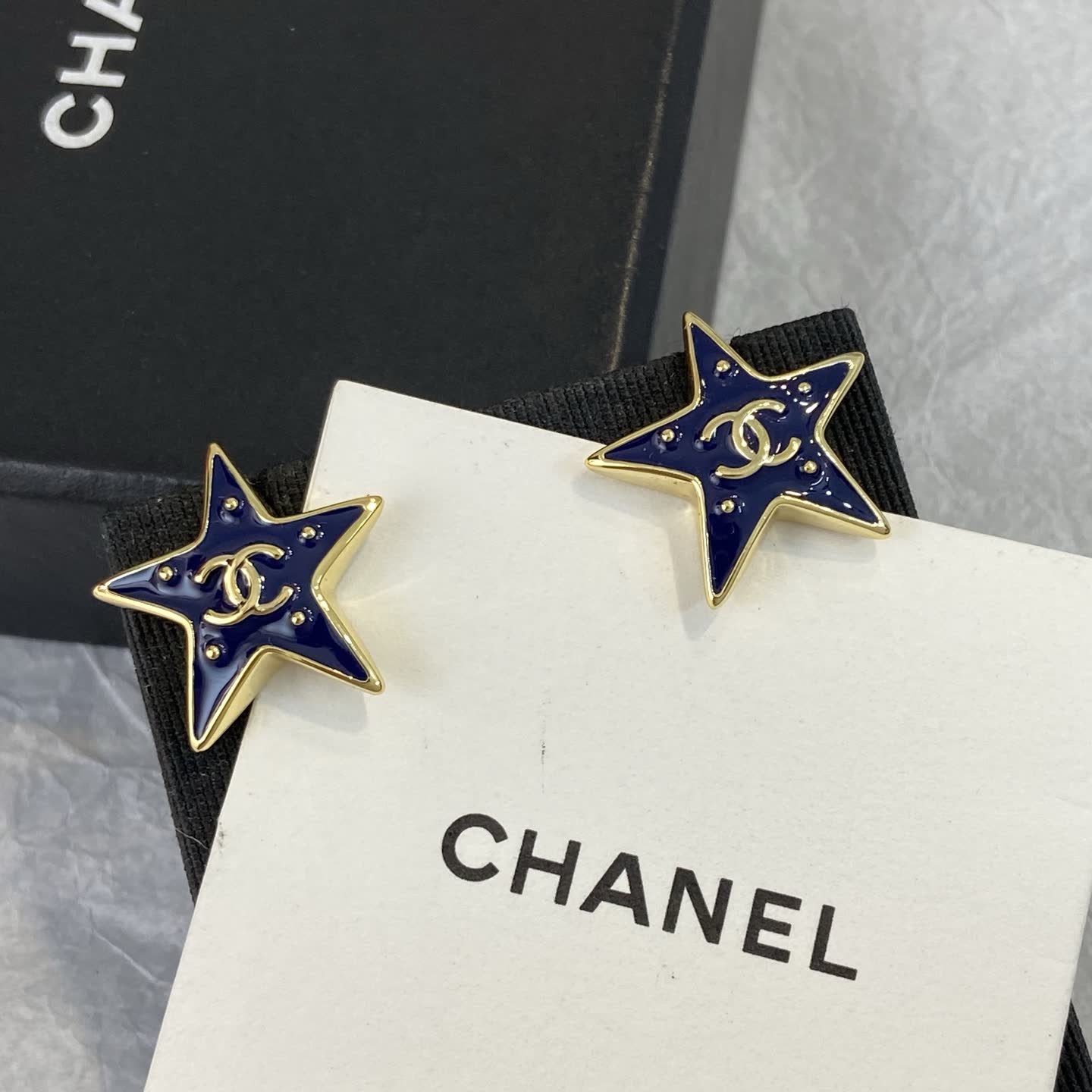 Chanel Star Earrings