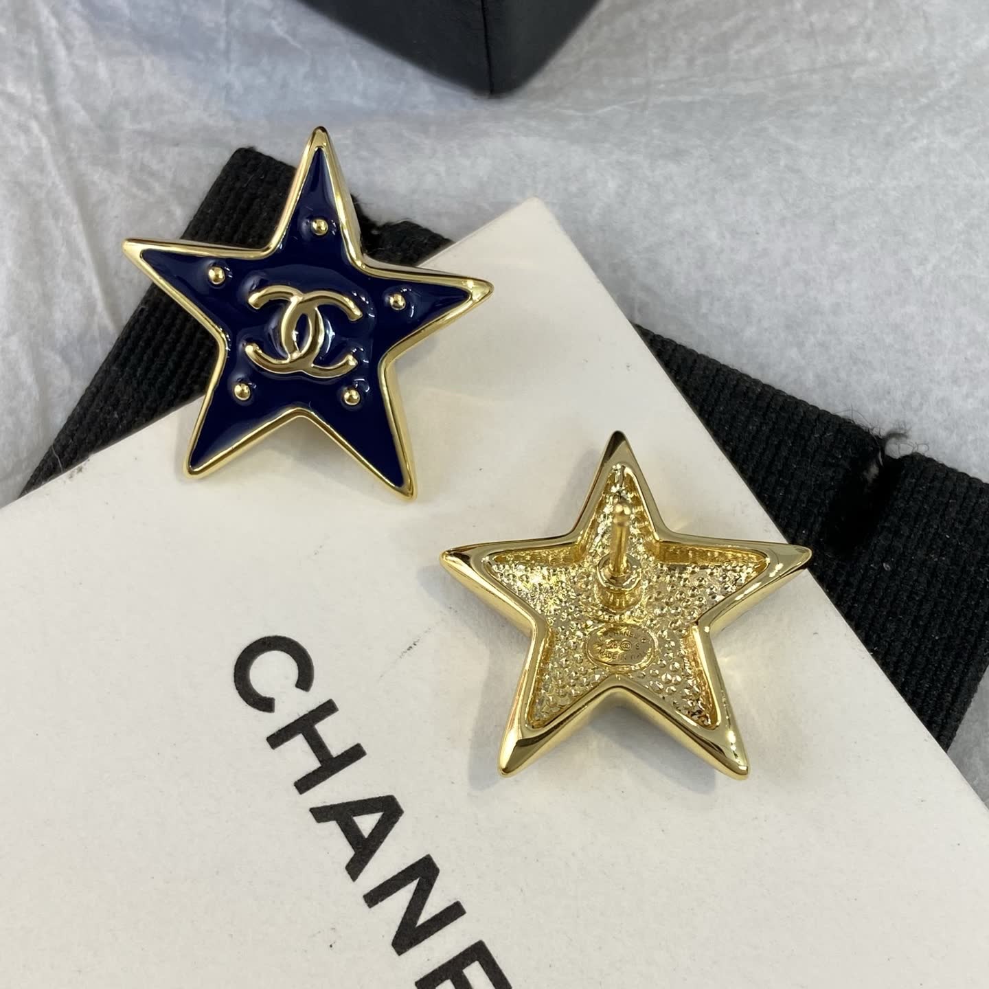Chanel Star Earrings