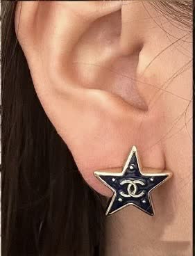 Chanel Star Earrings