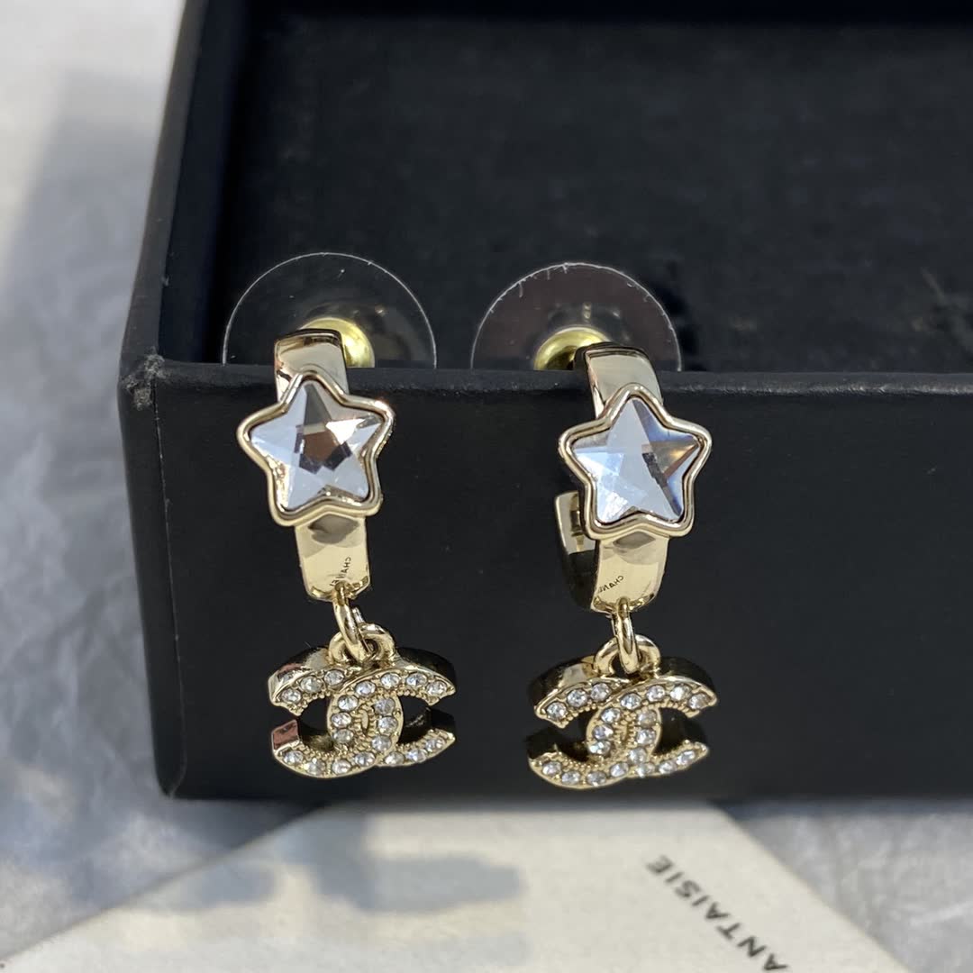 Chanel Star Earrings Chanel Star Earrings